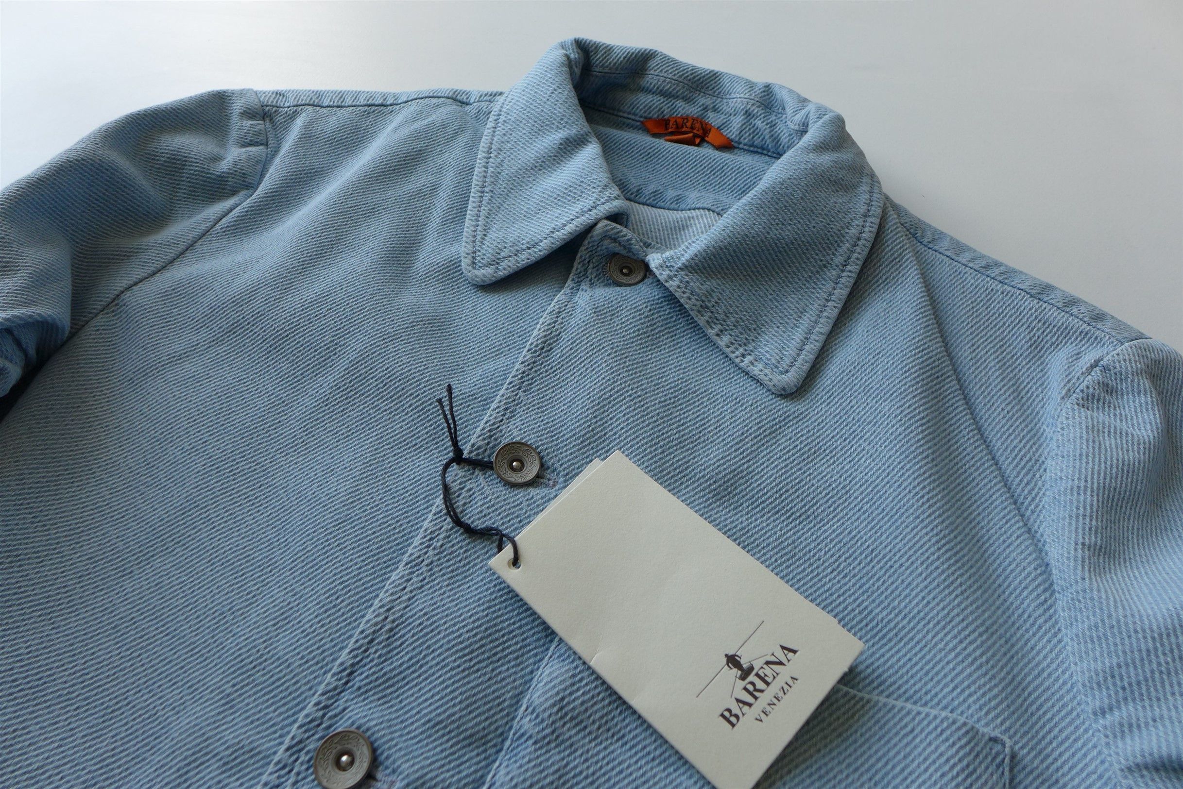 Barena Barena Rocheo Frusta Overshirt Jacket - Light Blue Size US S / EU 44-46 / 1 - 5 Thumbnail