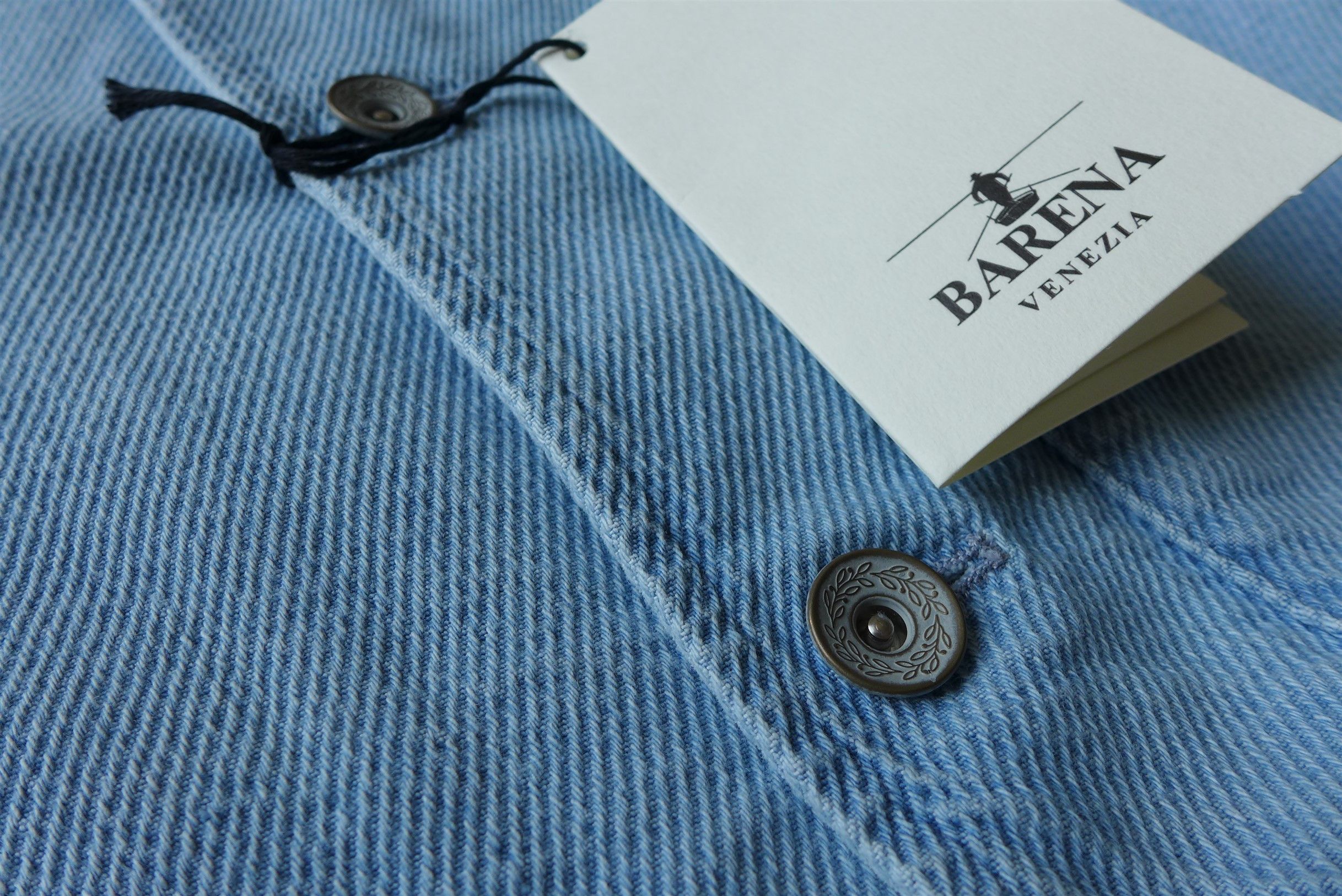 Barena Barena Rocheo Frusta Overshirt Jacket - Light Blue Size US S / EU 44-46 / 1 - 9 Thumbnail