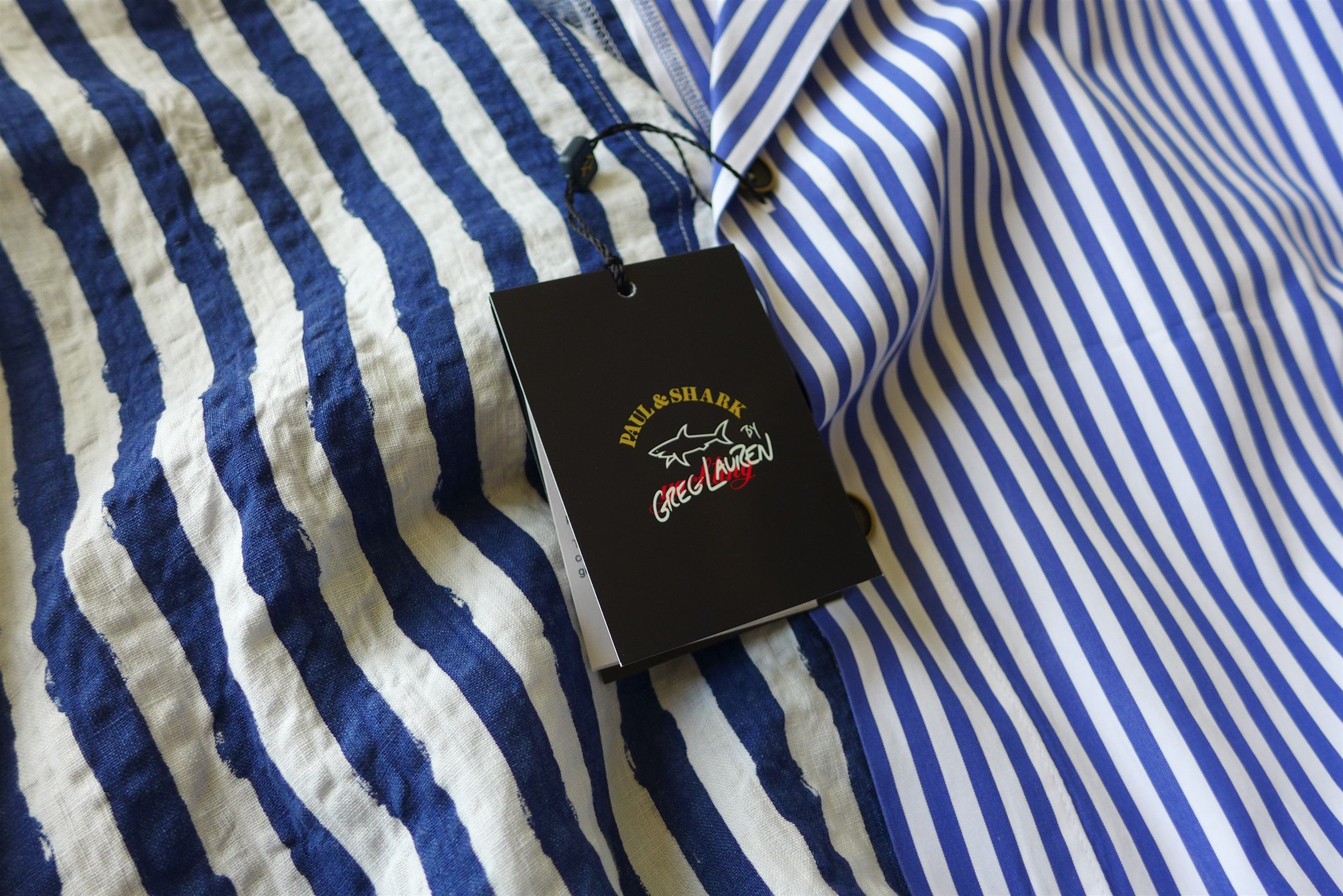 Greg Lauren × Paul & Shark Greg Lauren X Paul & Shark Oversized Contrast Striped Shirt Size US S / EU 44-46 / 1 - 11 Thumbnail