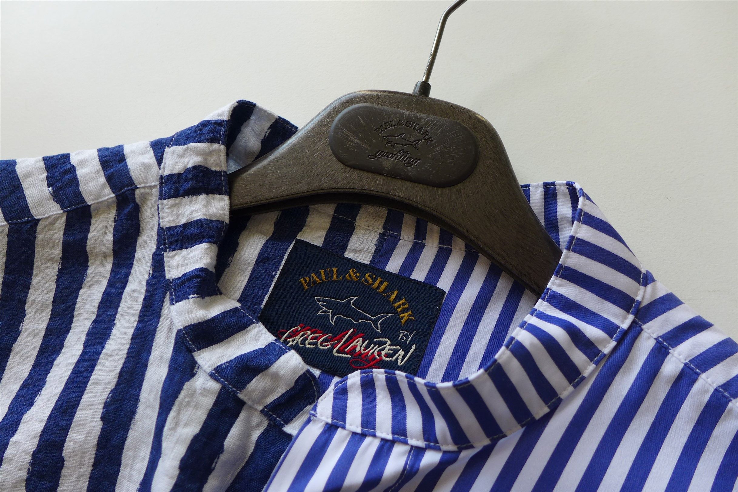 Greg Lauren × Paul & Shark Greg Lauren X Paul & Shark Oversized Contrast Striped Shirt Size US S / EU 44-46 / 1 - 6 Thumbnail