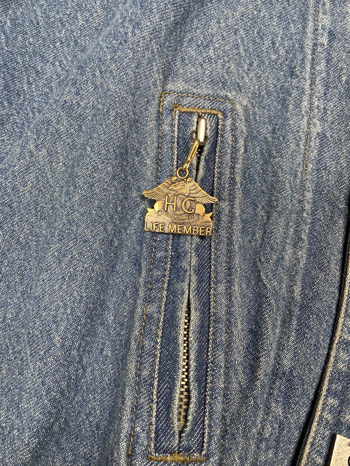 Harley Davidson Crazy Vintage Faded Harley Davidson Essential Jacket Unique Size US XXL / EU 58 / 5 - 8 Thumbnail