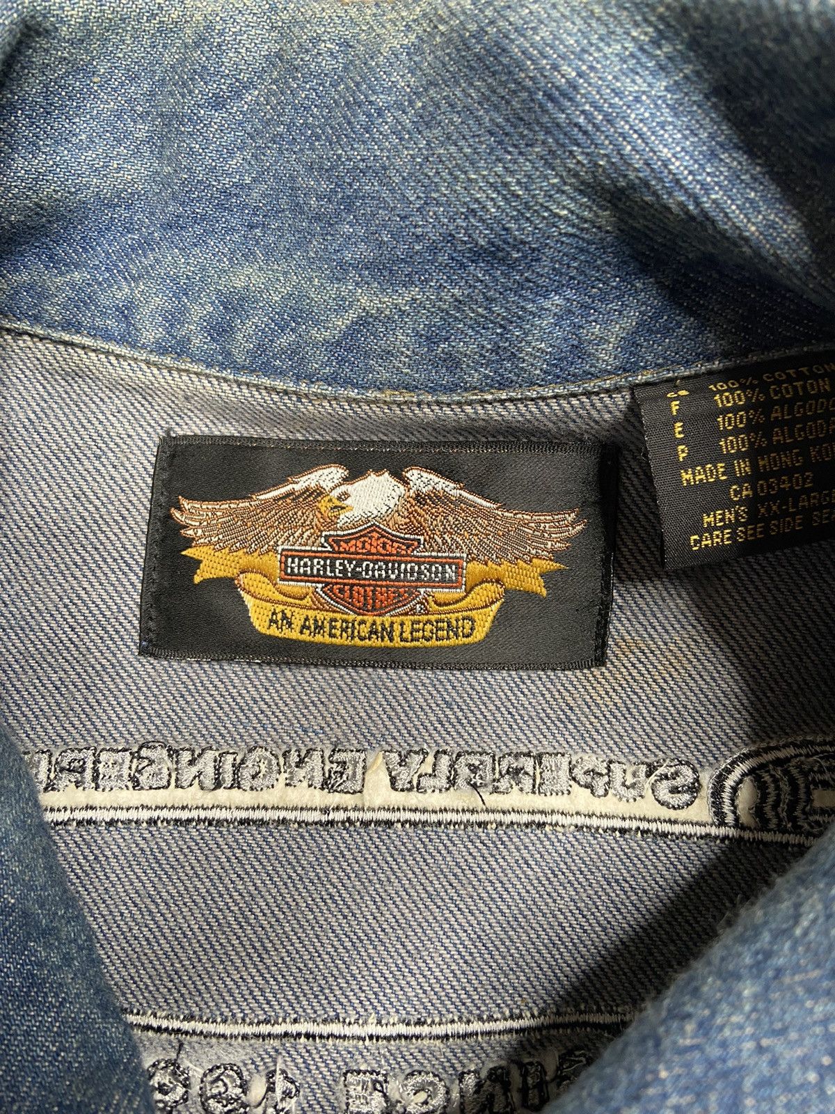 Harley Davidson Crazy Vintage Faded Harley Davidson Essential Jacket Unique Size US XXL / EU 58 / 5 - 9 Thumbnail