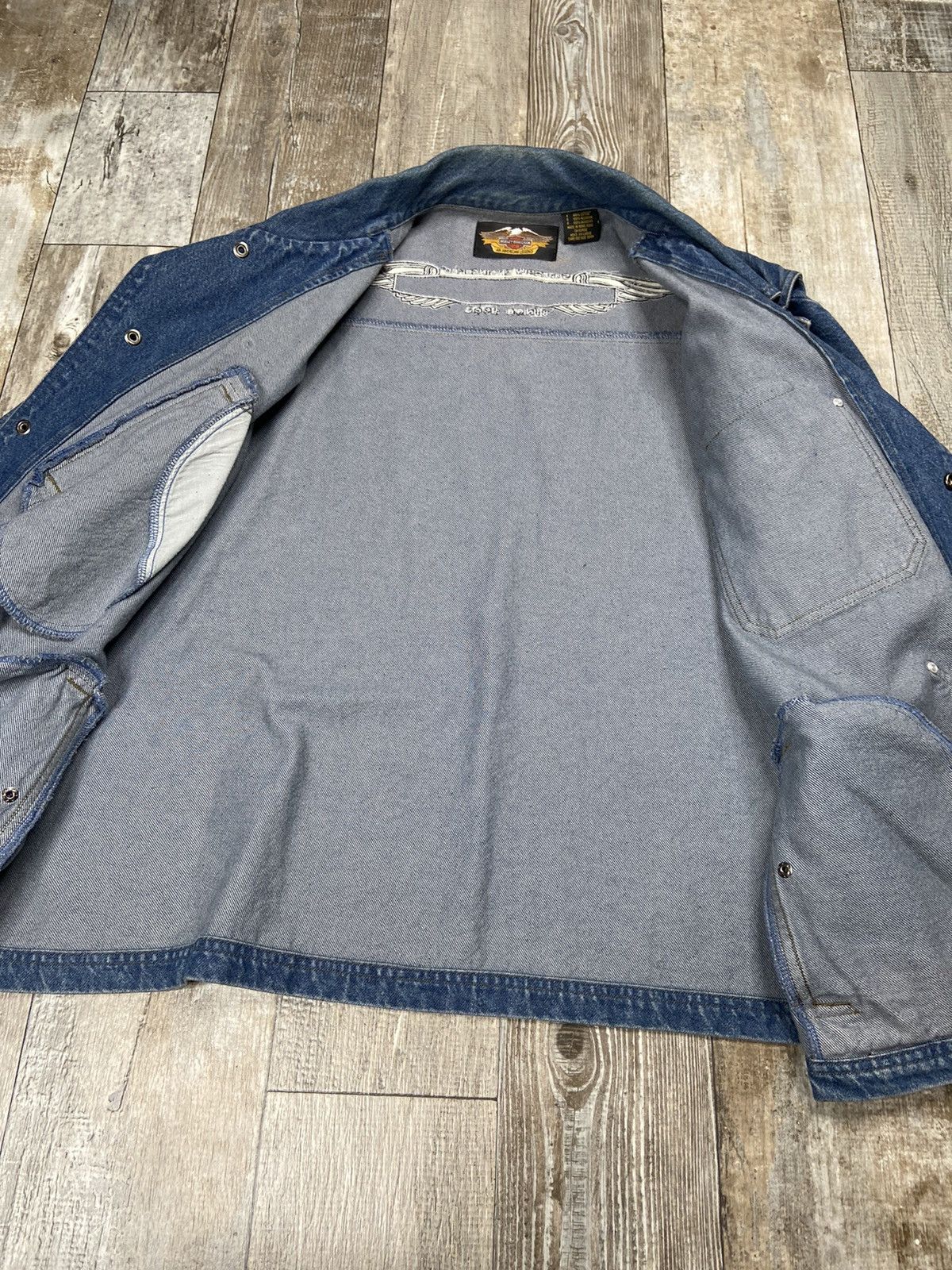 Harley Davidson Crazy Vintage Faded Harley Davidson Essential Jacket Unique Size US XXL / EU 58 / 5 - 2 Thumbnail