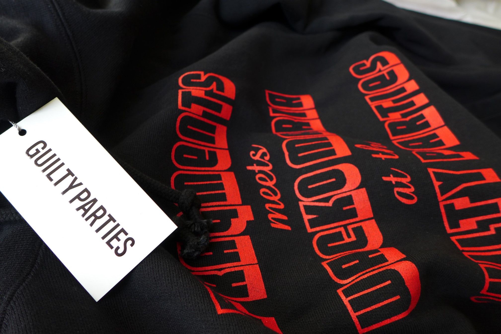 Fragment Design Wacko Maria x Fragments Hoodie - Black Cotton Size US XL / EU 56 / 4 - 6 Thumbnail