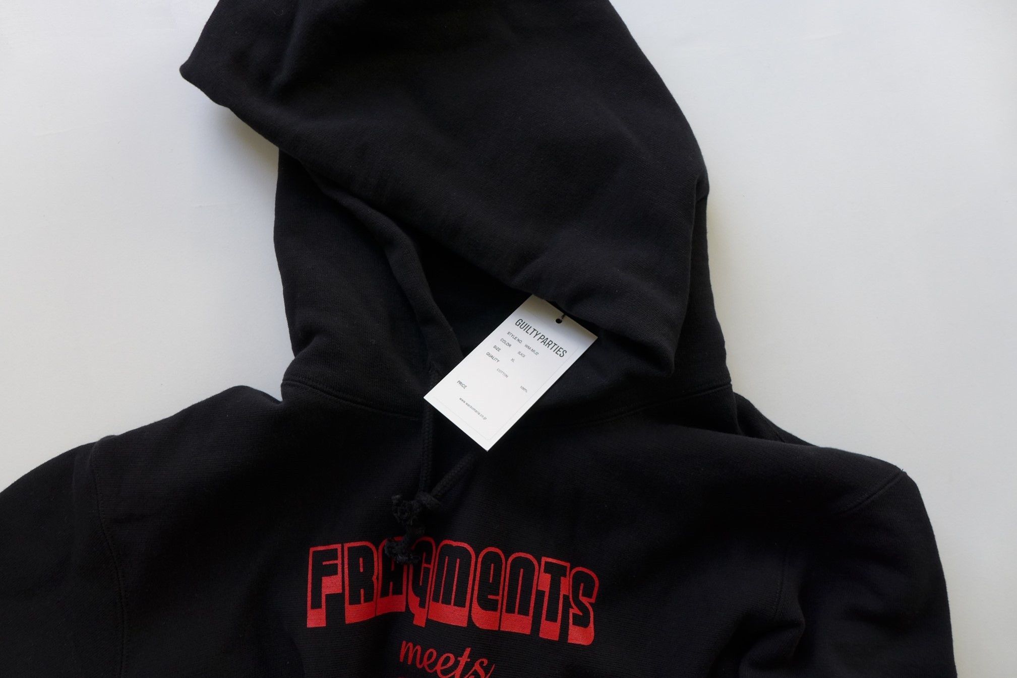 Fragment Design Wacko Maria x Fragments Hoodie - Black Cotton Size US XL / EU 56 / 4 - 4 Thumbnail