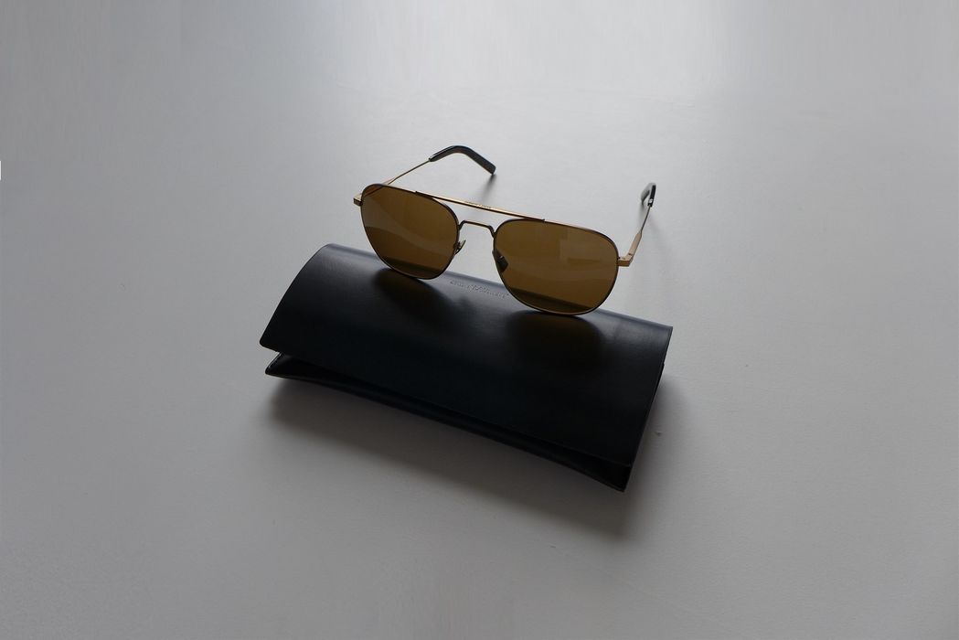 Saint Laurent Paris Saint Laurent SL86 Aviator Sunglasses -- Matte