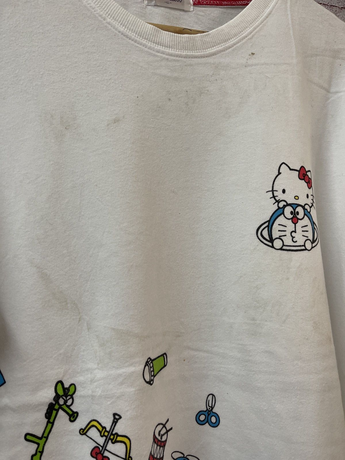 Takashi Murakami × Uniqlo MURAKAMI DAROEMON X HELLO KITTY TEE VERY RARE Size US L / EU 52-54 / 3 - 4 Thumbnail