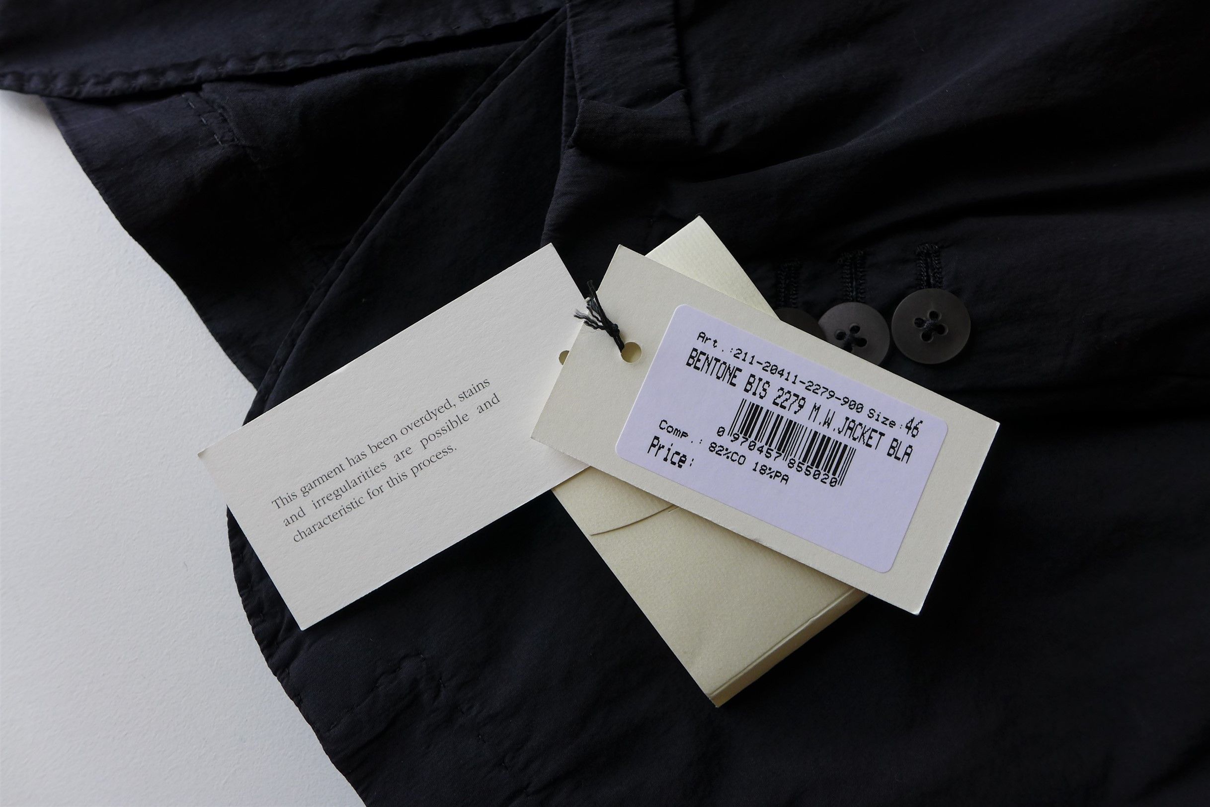 Dries Van Noten Dries Van Noten Bentone Jacket - Black Cotton Size US S / EU 44-46 / 1 - 13 Thumbnail