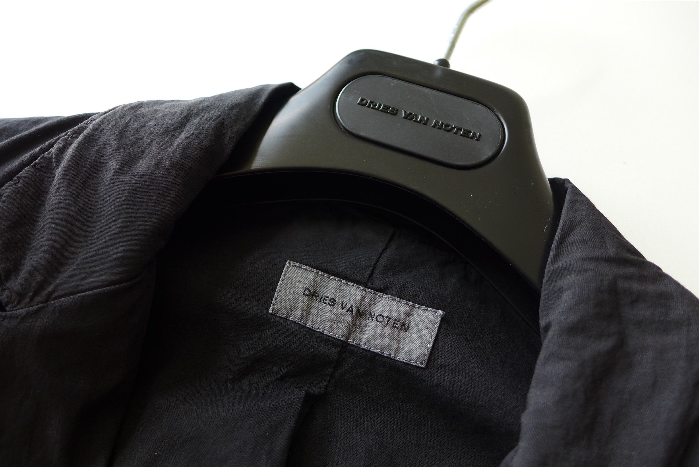 Dries Van Noten Dries Van Noten Bentone Jacket - Black Cotton Size US S / EU 44-46 / 1 - 7 Thumbnail
