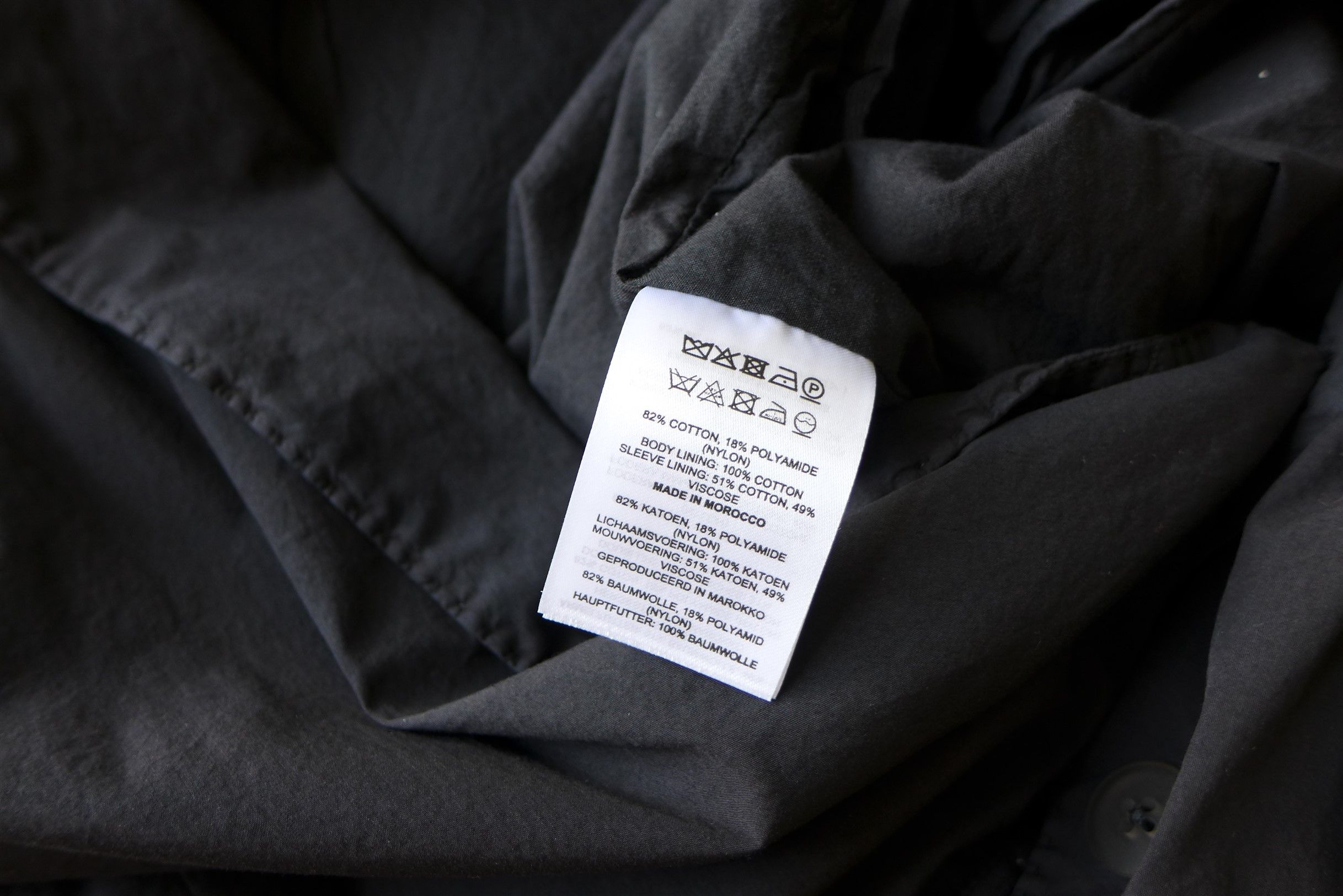 Dries Van Noten Dries Van Noten Bentone Jacket - Black Cotton Size US S / EU 44-46 / 1 - 14 Thumbnail