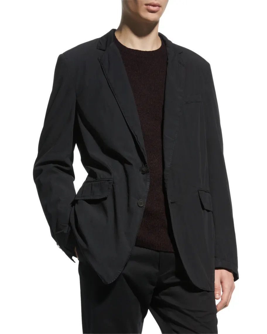 Dries Van Noten Dries Van Noten Bentone Jacket - Black Cotton Size US S / EU 44-46 / 1 - 2 Thumbnail