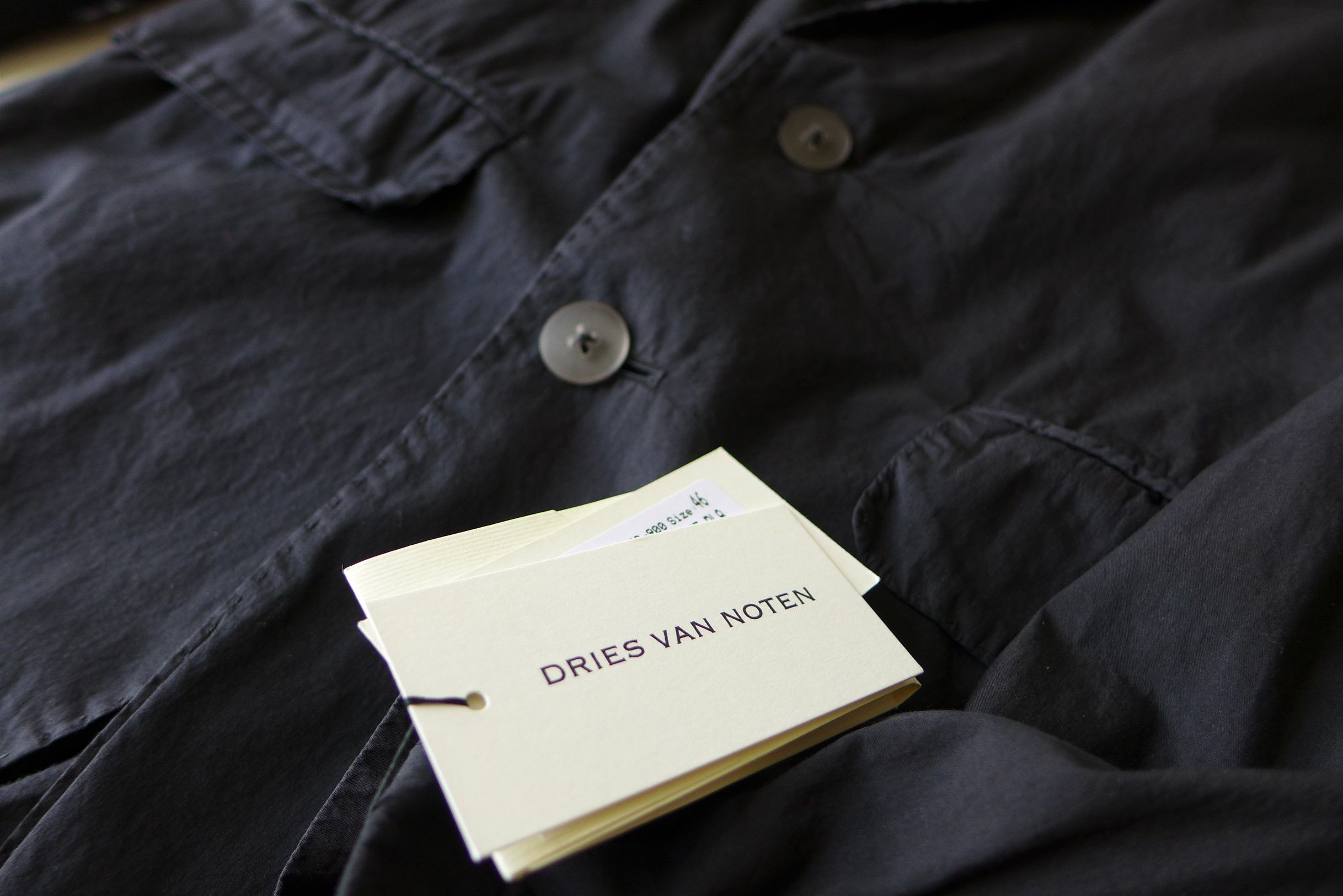 Dries Van Noten Dries Van Noten Bentone Jacket - Black Cotton Size US S / EU 44-46 / 1 - 11 Thumbnail