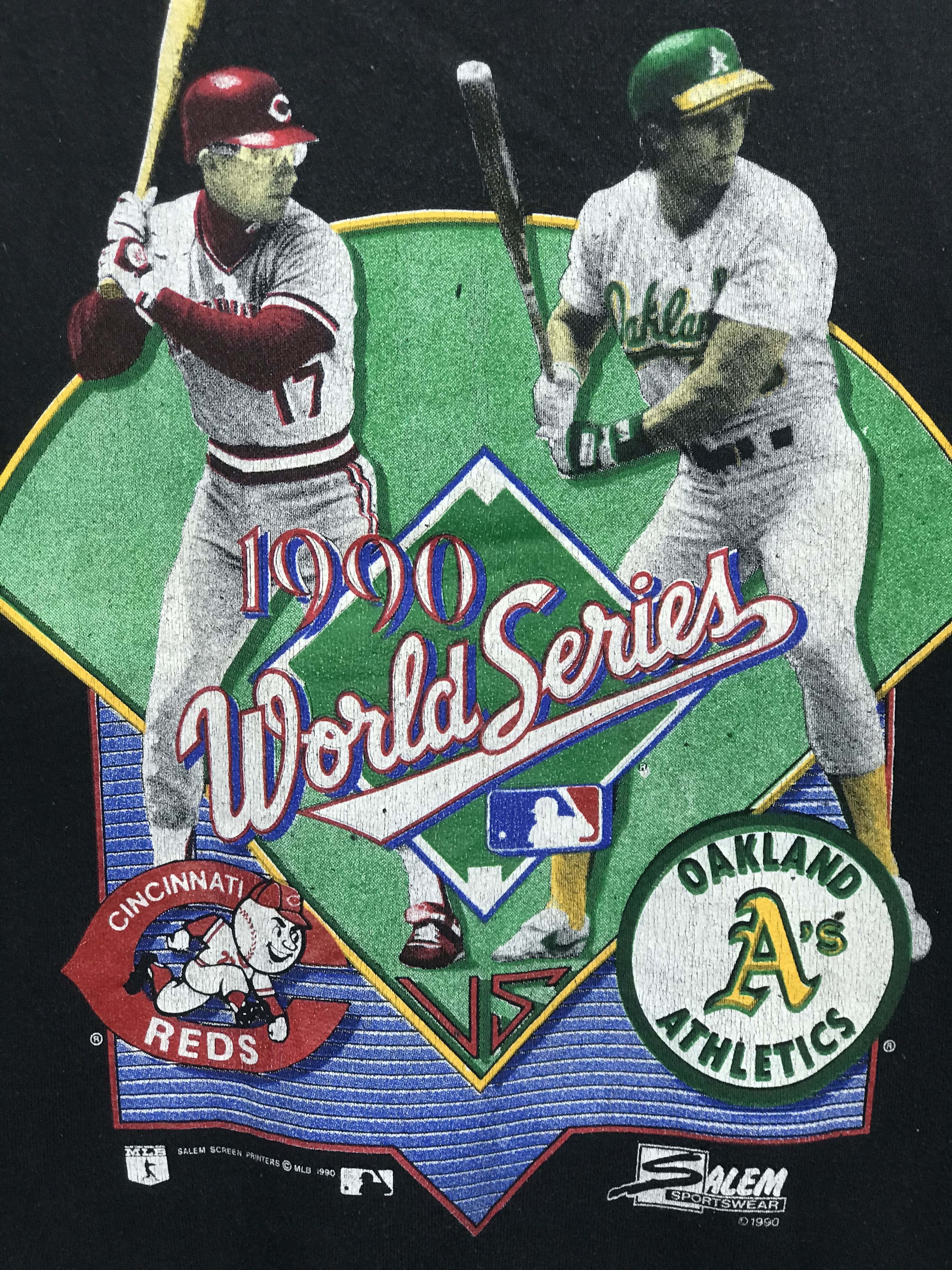 Vintage VINTAGE CINCINNATI VS OAKLAND 1990 WORLD SERIES MLB Size US M / EU 48-50 / 2 - 2 Thumbnail