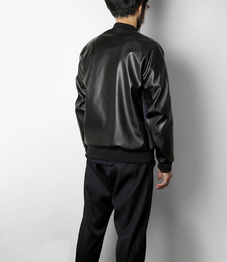 Needles Needles Track Jacket - Black Synthetic Leather Size US S / EU 44-46 / 1 - 3 Thumbnail