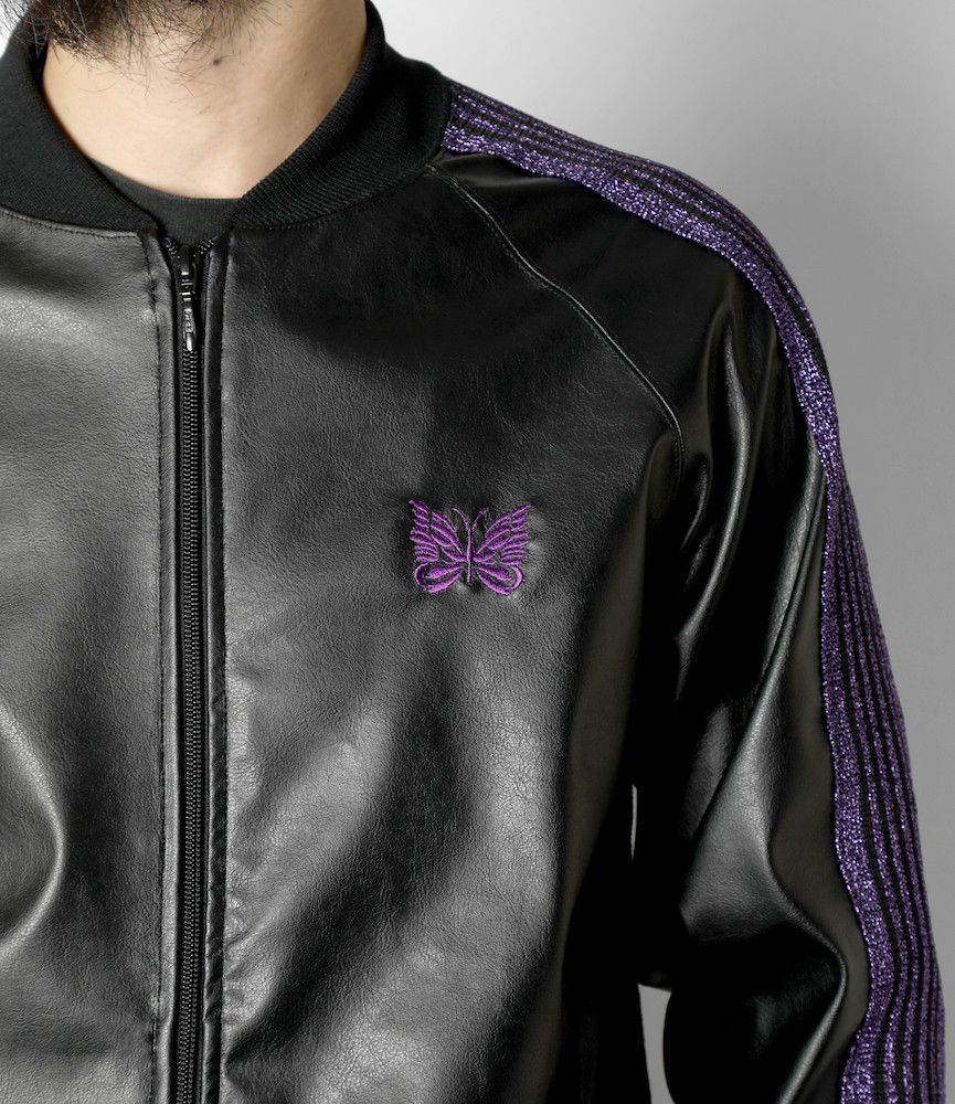 Needles Needles Track Jacket - Black Synthetic Leather Size US S / EU 44-46 / 1 - 4 Thumbnail