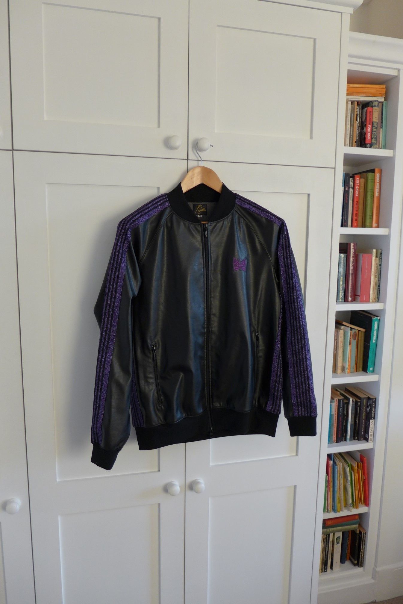 Needles Needles Track Jacket - Black Synthetic Leather Size US S / EU 44-46 / 1 - 7 Thumbnail