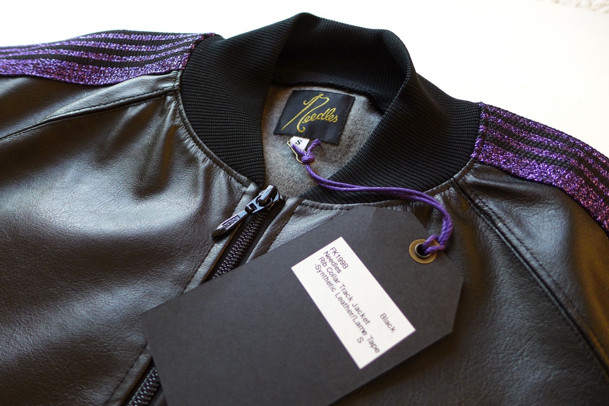 Needles Needles Track Jacket - Black Synthetic Leather Size US S / EU 44-46 / 1 - 10 Thumbnail