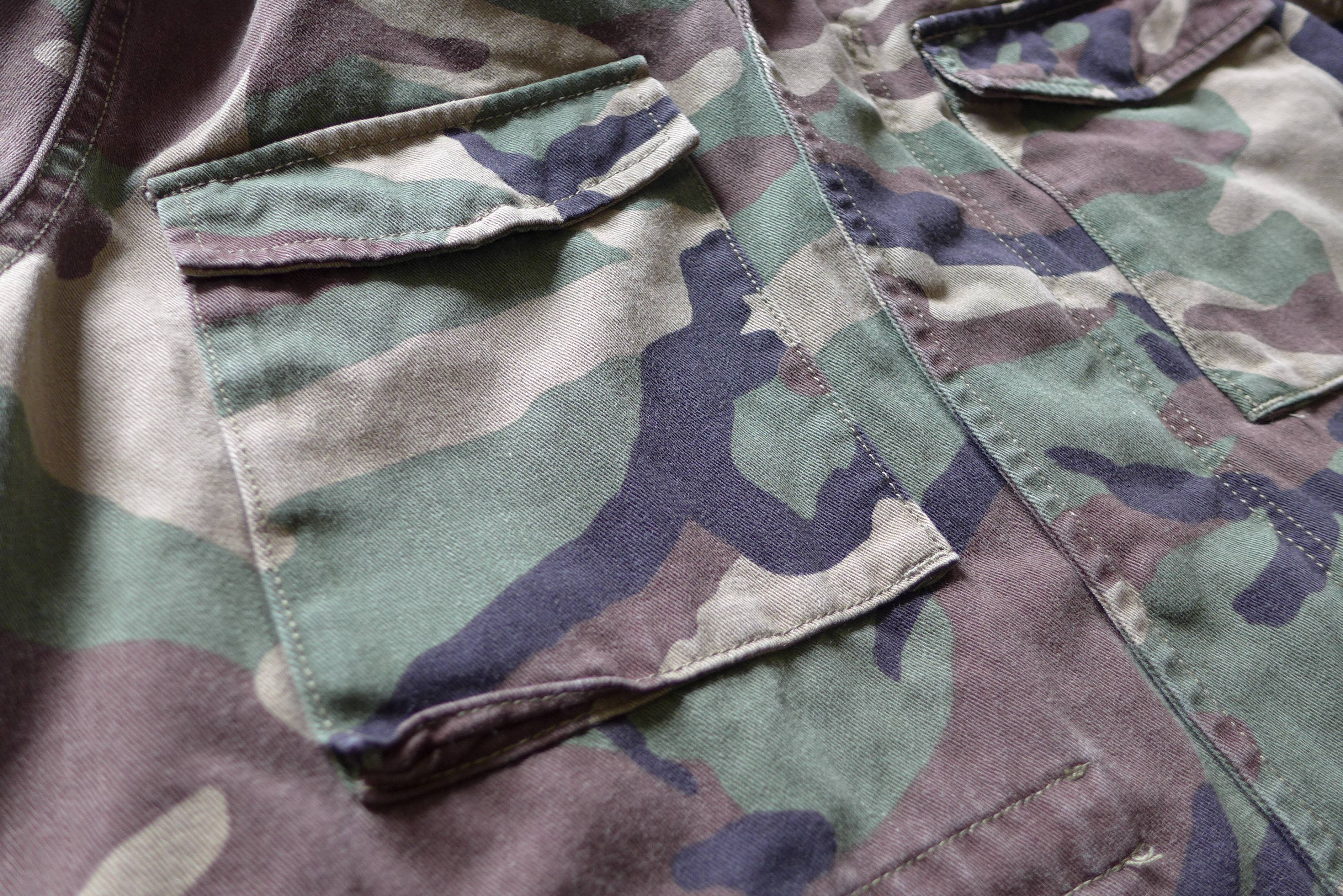 Saint Laurent Paris Saint Laurent "Love" Patch Military Jacket - Vintage Camo Size US M / EU 48-50 / 2 - 13 Thumbnail
