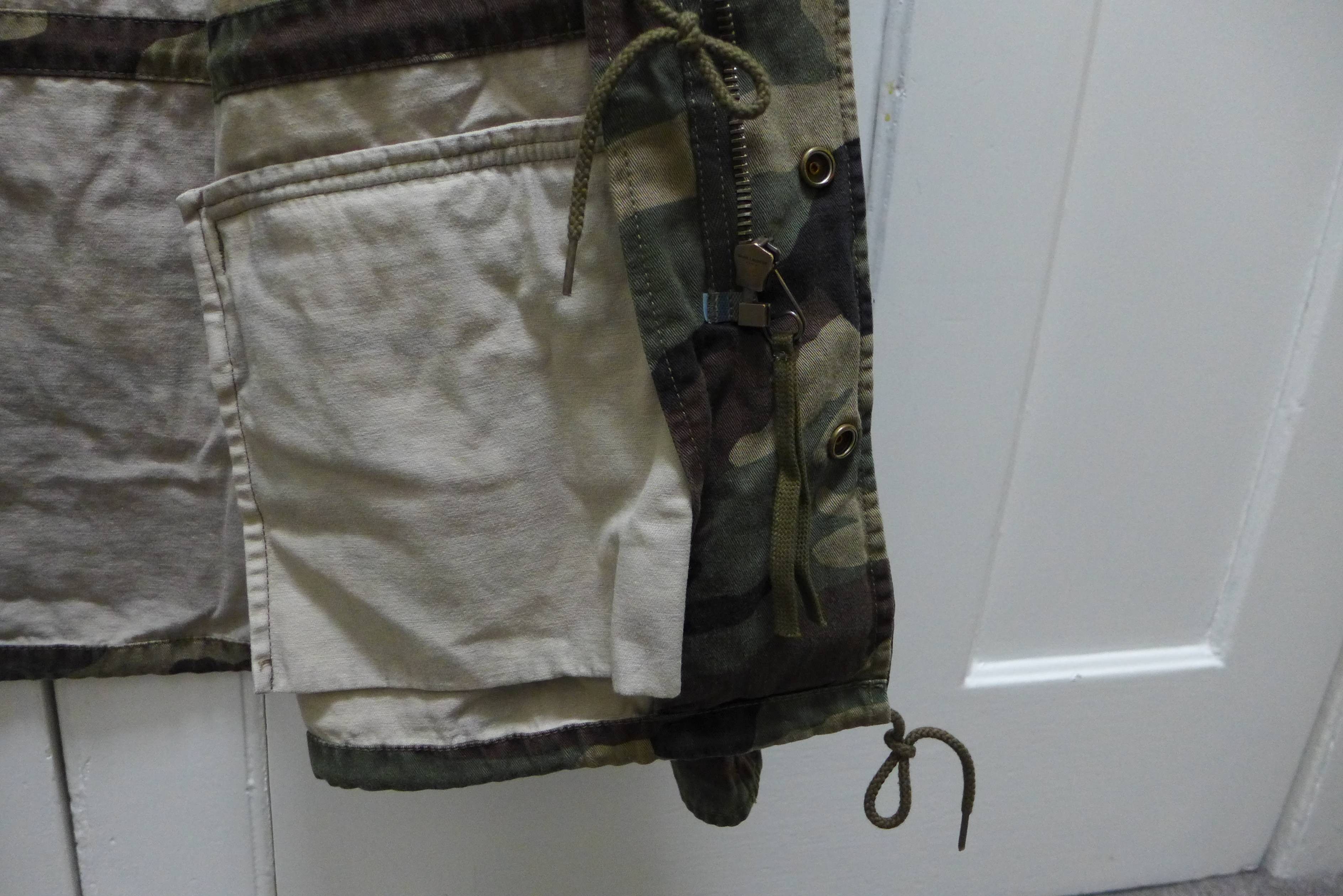 Saint Laurent Paris Saint Laurent "Love" Patch Military Jacket - Vintage Camo Size US M / EU 48-50 / 2 - 10 Thumbnail
