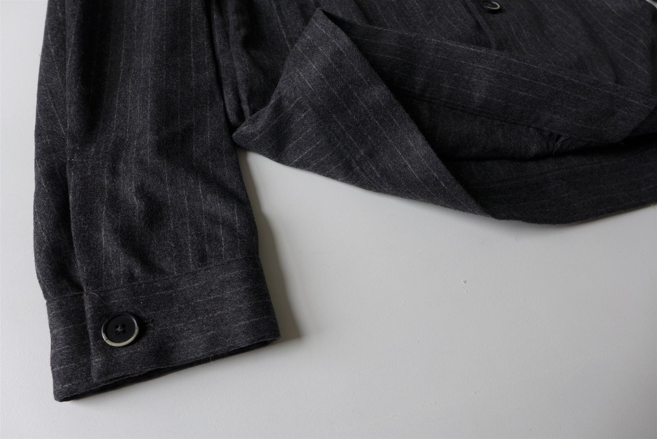 Barena Barena Secamoro Overshirt - Anthracite Wool & Cashmere Size US XL / EU 56 / 4 - 9 Thumbnail