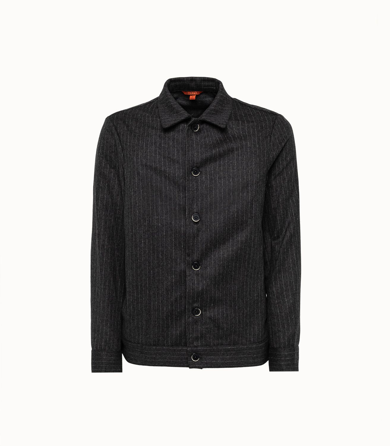 Barena Barena Secamoro Overshirt - Anthracite Wool & Cashmere Size US XL / EU 56 / 4 - 3 Thumbnail