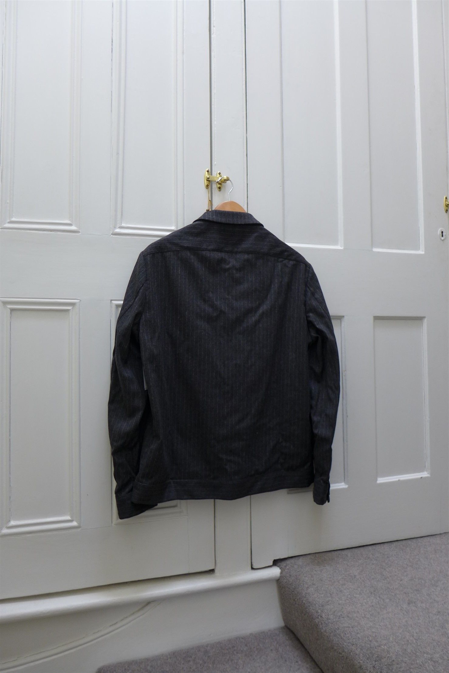 Barena Barena Secamoro Overshirt - Anthracite Wool & Cashmere Size US XL / EU 56 / 4 - 7 Thumbnail