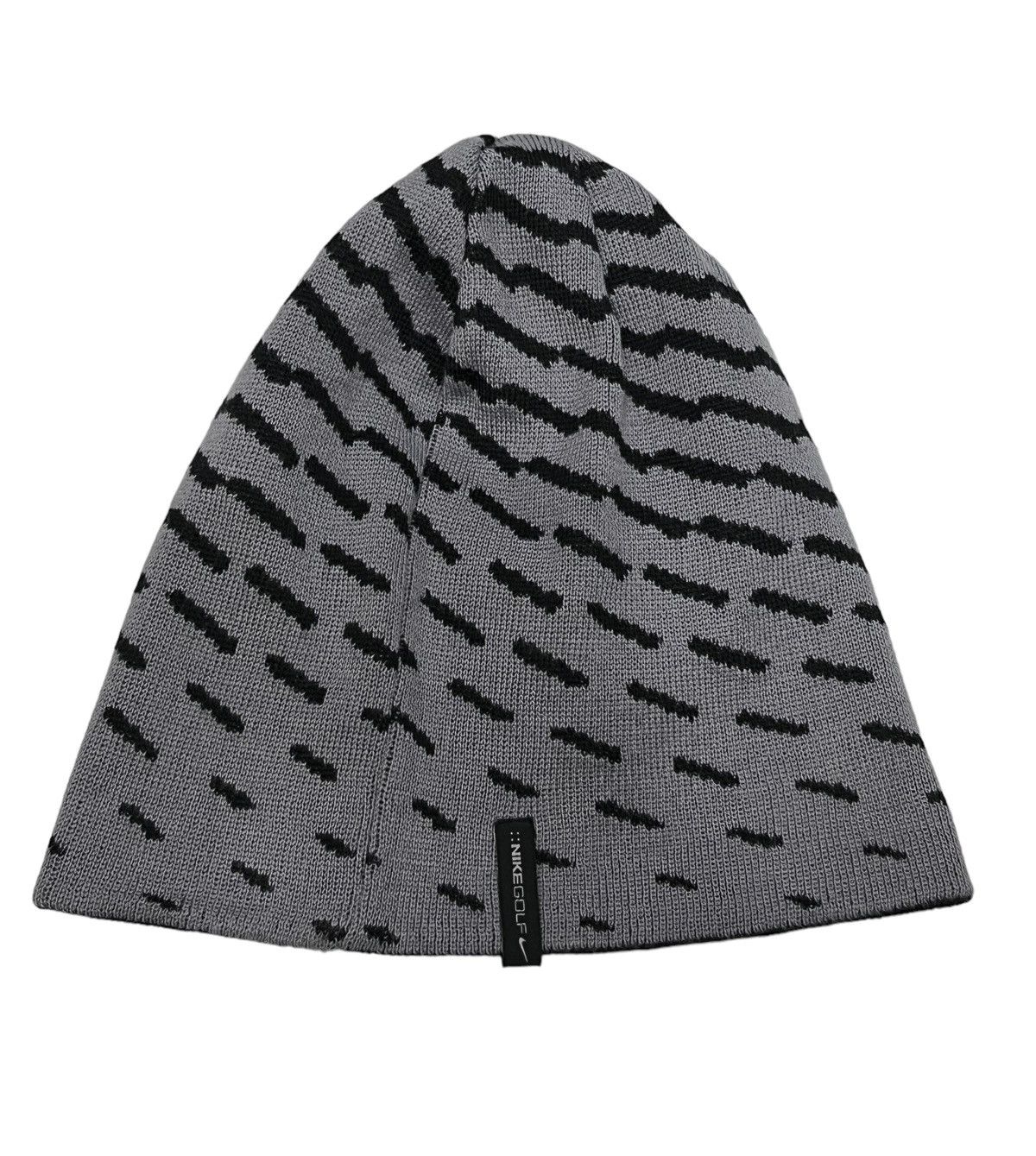 Nike Vintage 90’s NIKE BIG SWOOSH Reversible Acrylic Beanie Size ONE SIZE - 5 Thumbnail