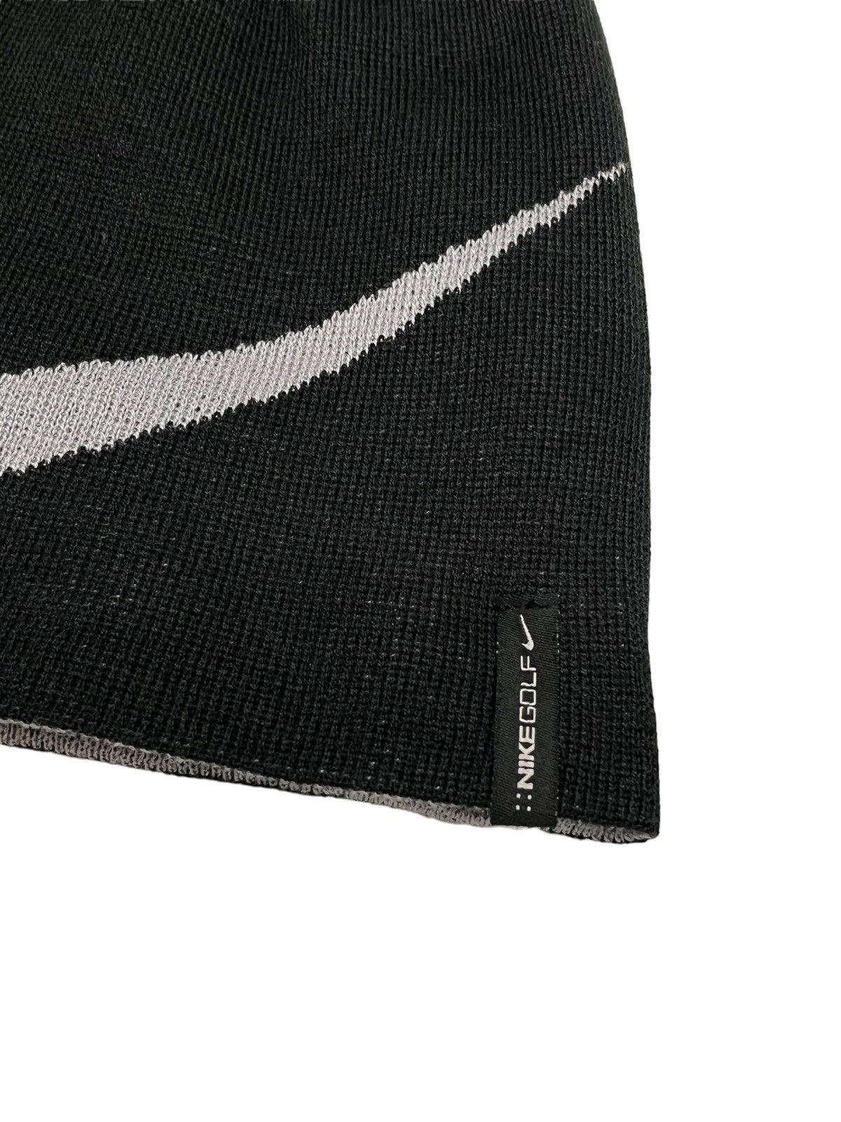 Nike Vintage 90’s NIKE BIG SWOOSH Reversible Acrylic Beanie Size ONE SIZE - 6 Thumbnail