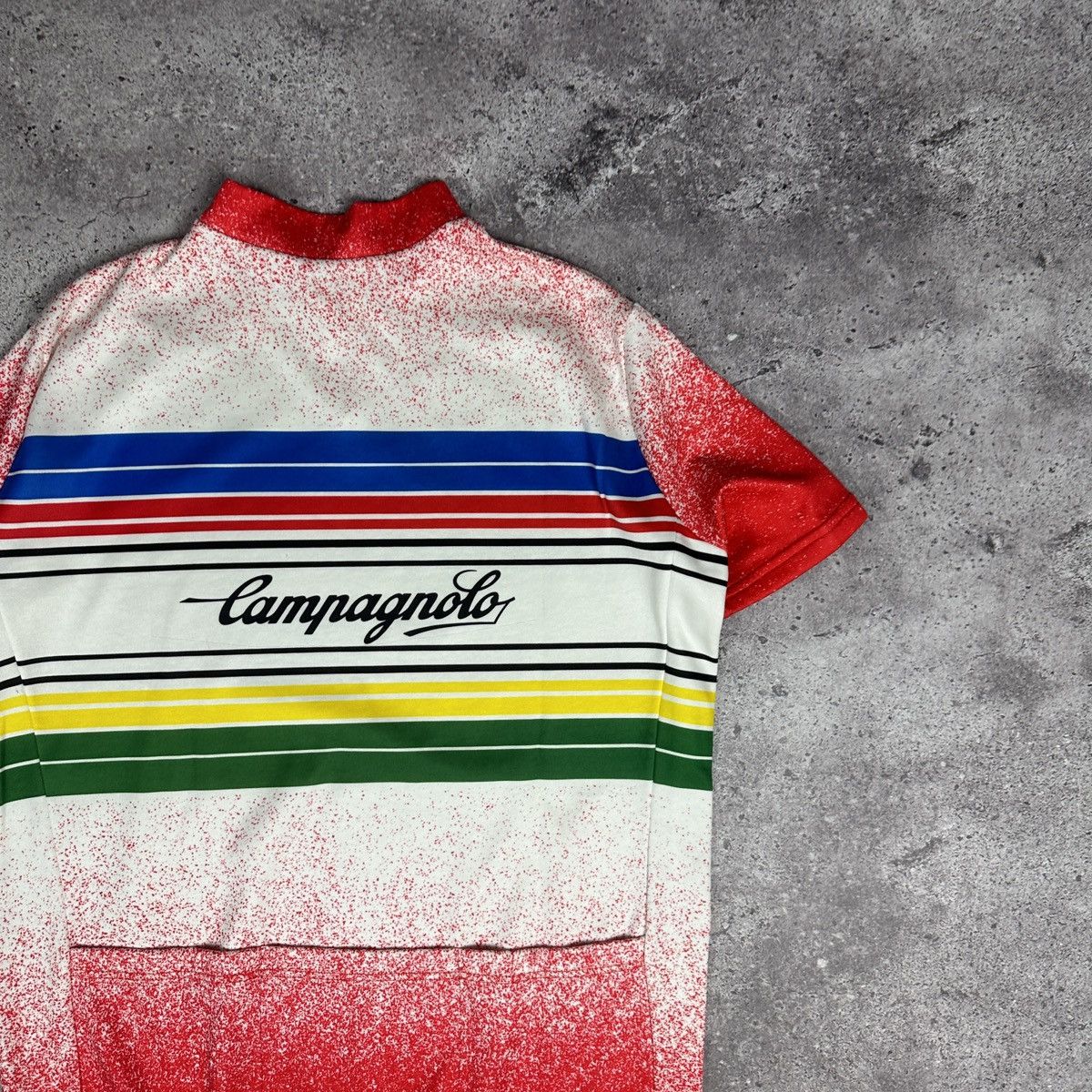 Vintage Vintage 90s Campagnolo Big Logo Cycle Jersey y2k Italy Size US XL / EU 56 / 4 - 5 Thumbnail