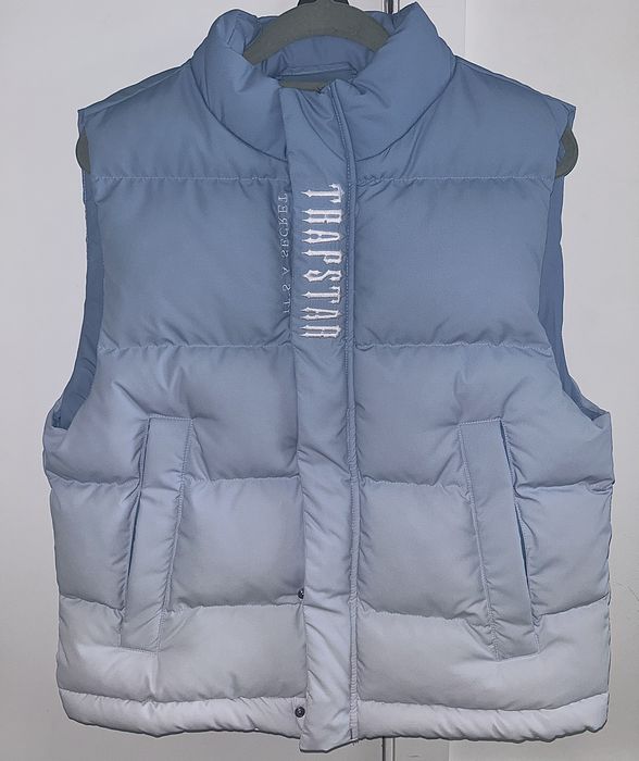 Trapstar London TRAPSTAR DECODED GILET IN BLUE | Grailed