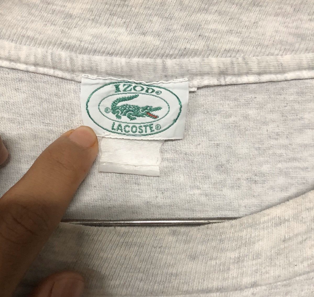 Lacoste × Vintage Vintage Izod Lacoste Big Logo USA Tshirt Size US L / EU 52-54 / 3 - 5 Thumbnail