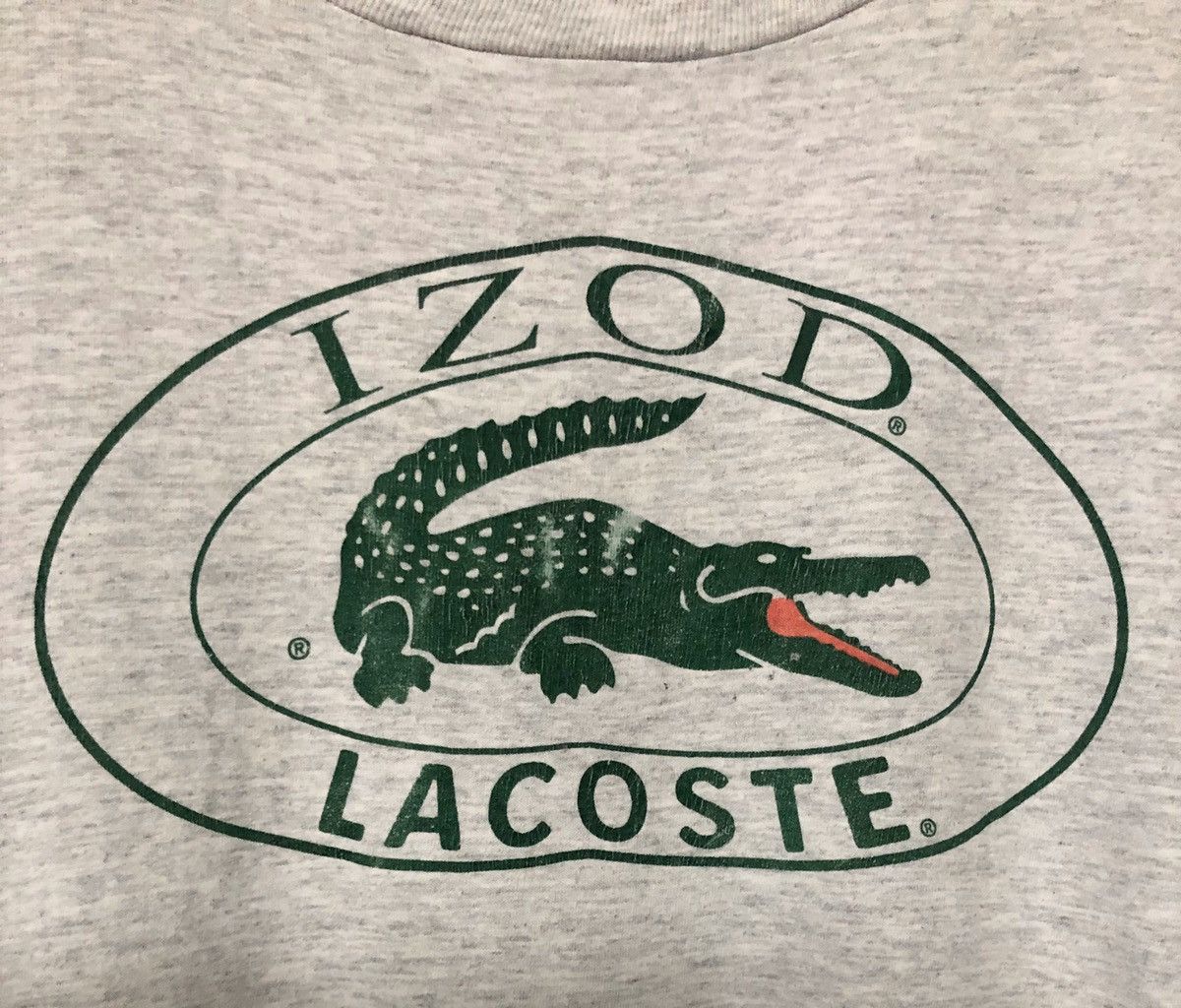 Lacoste × Vintage Vintage Izod Lacoste Big Logo USA Tshirt Size US L / EU 52-54 / 3 - 2 Thumbnail