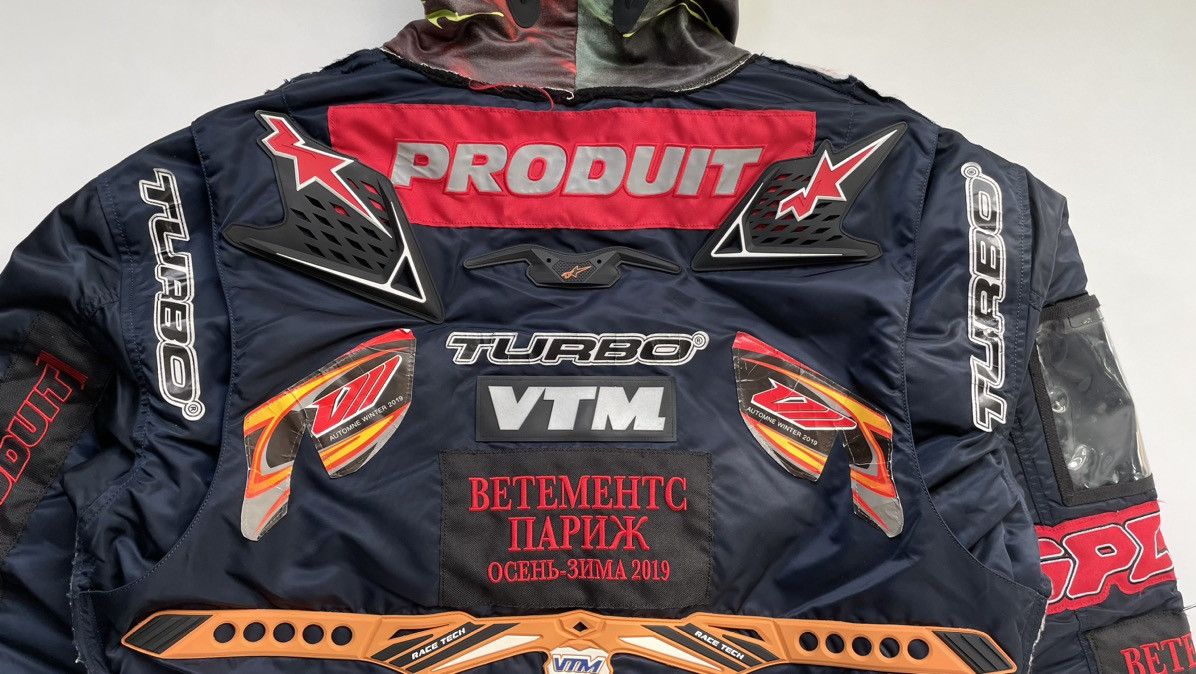 Alpha Industries × Vetements A/W 19 Split Racer MA-1 Bomber Jacket ...