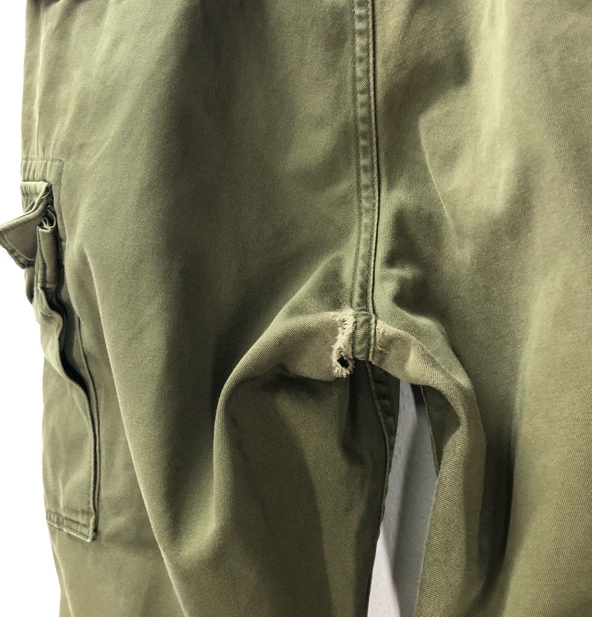 Alpha Industries × Vintage Alpha Industries Cargo Cropped Pants Size US 36 / EU 52 - 7 Thumbnail