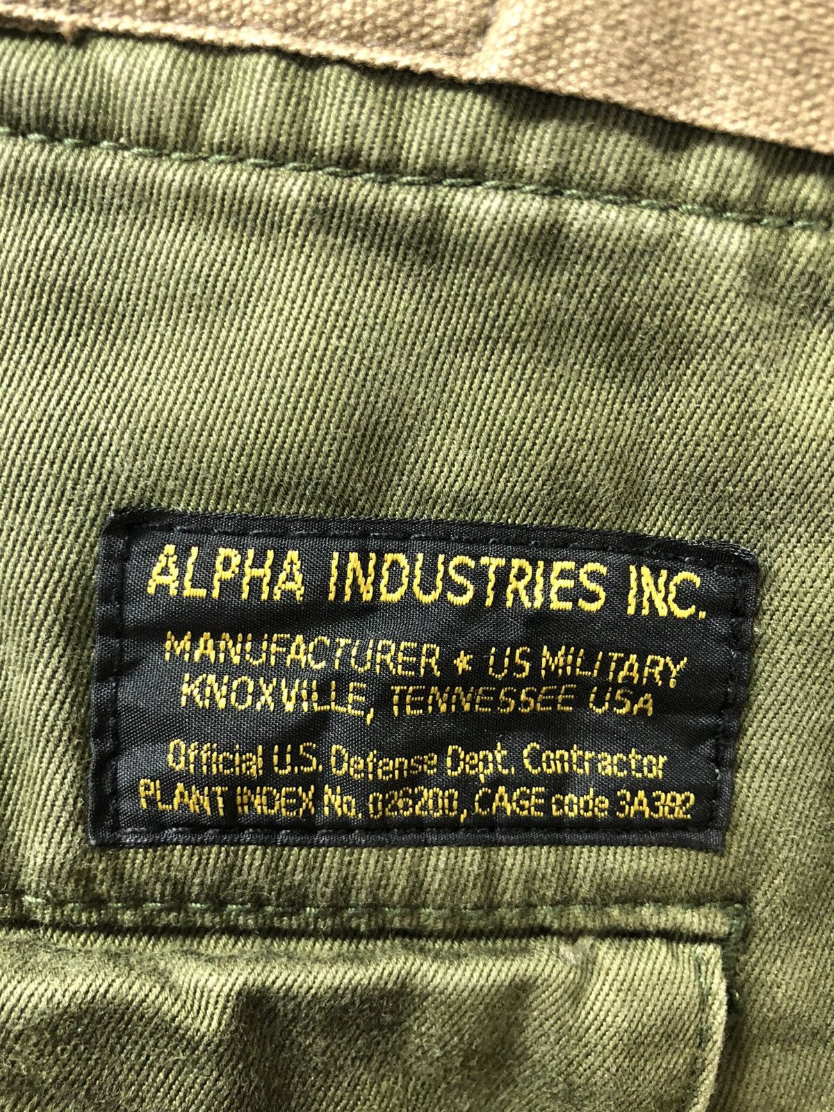 Alpha Industries × Vintage Alpha Industries Cargo Cropped Pants Size US 36 / EU 52 - 13 Thumbnail
