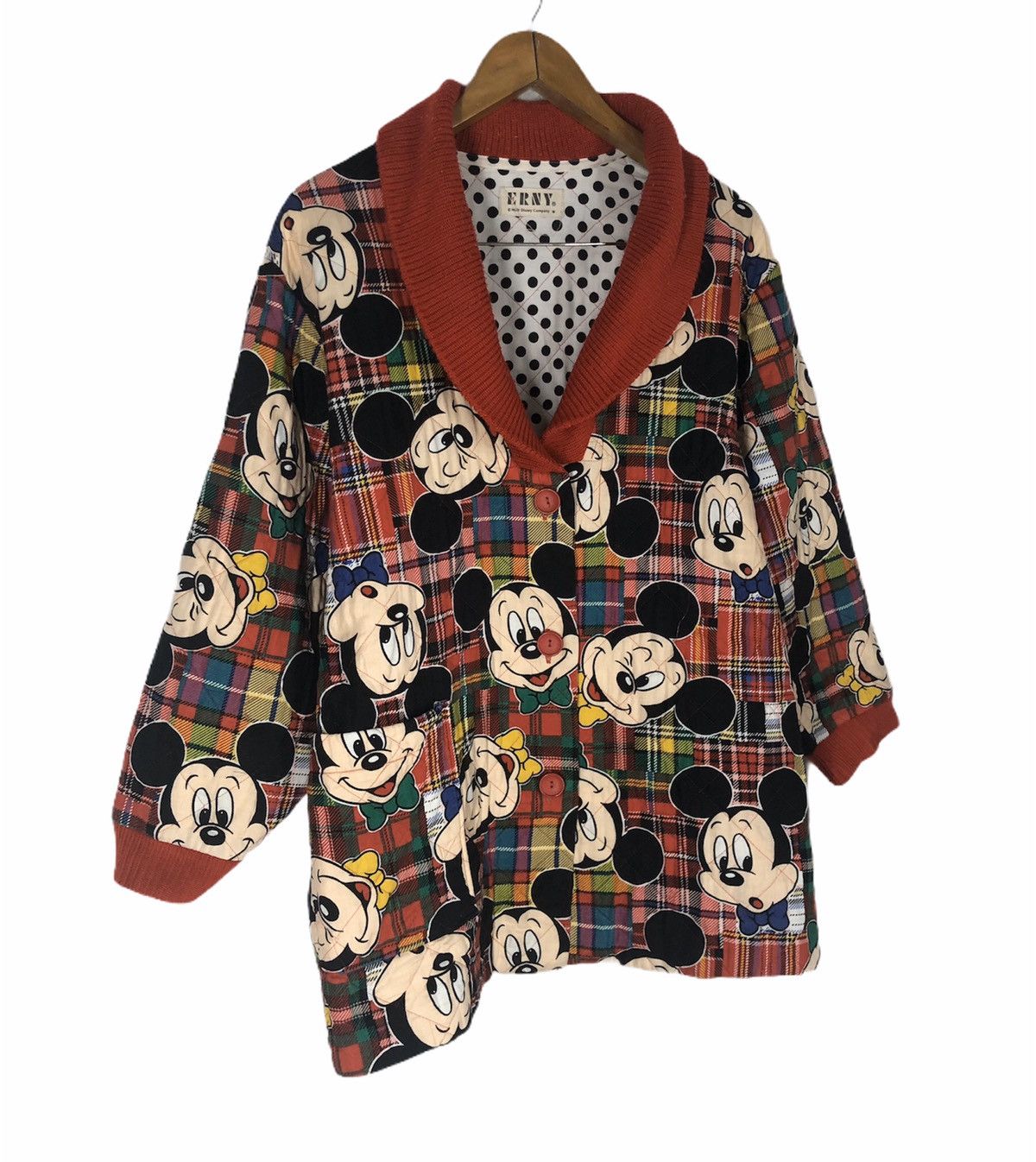 Disney × Mickey Mouse × Vintage VTG MICKEY MOUSE WALT DISNEY COMPANY KIMONO JACKET BY ERNY Size US M / EU 48-50 / 2 - 3 Thumbnail