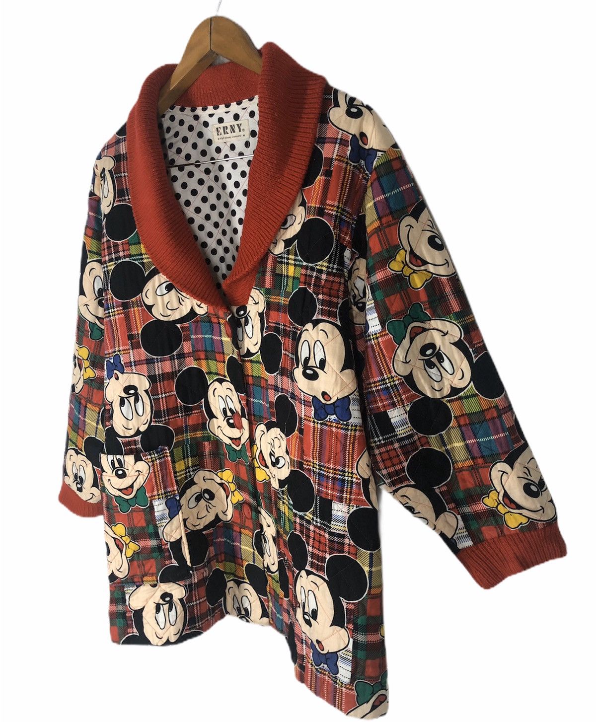 Disney × Mickey Mouse × Vintage VTG MICKEY MOUSE WALT DISNEY COMPANY KIMONO JACKET BY ERNY Size US M / EU 48-50 / 2 - 7 Thumbnail
