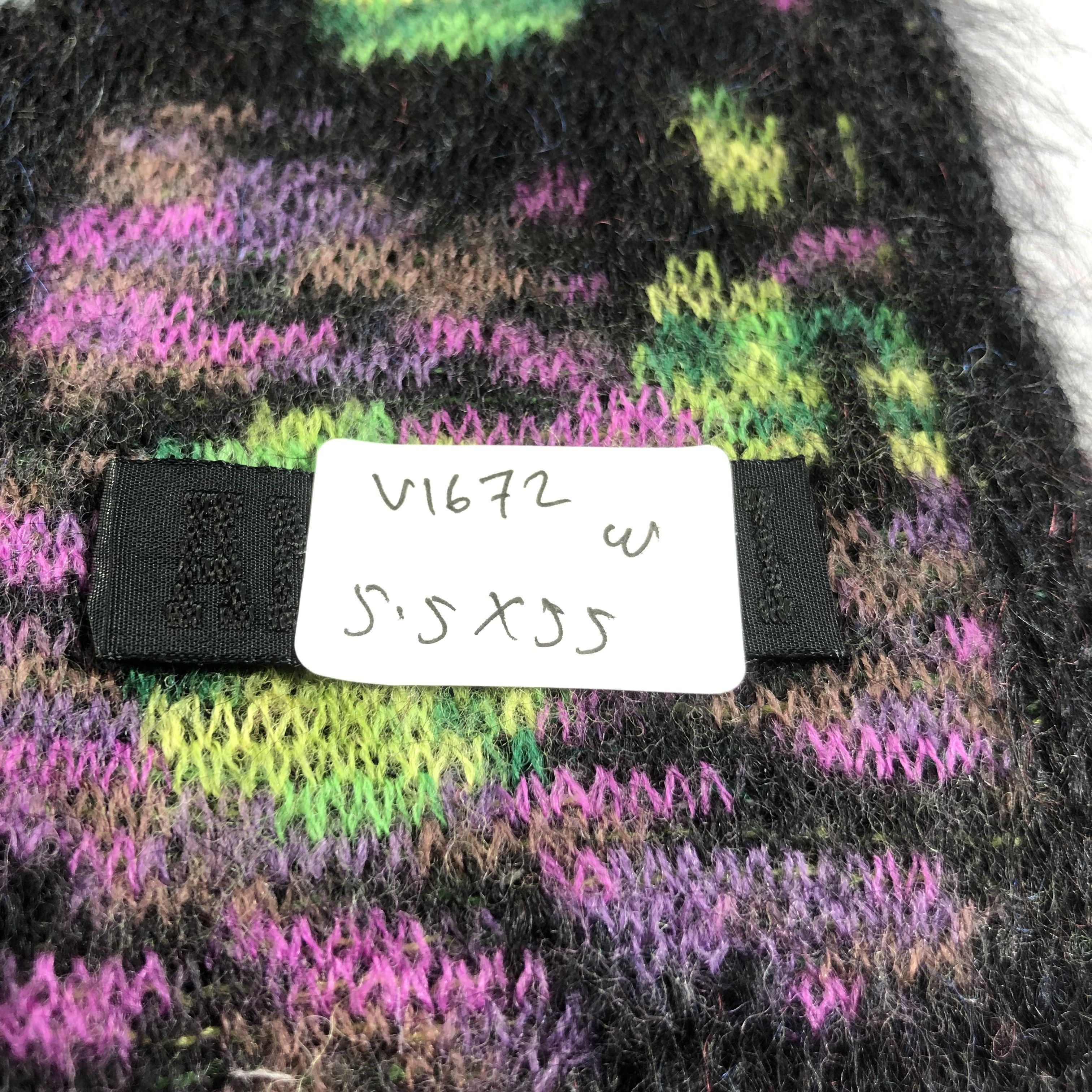 Vintage Anna Sui Floral Wool Scarf Muffler V1672 Size ONE SIZE - 5 Thumbnail