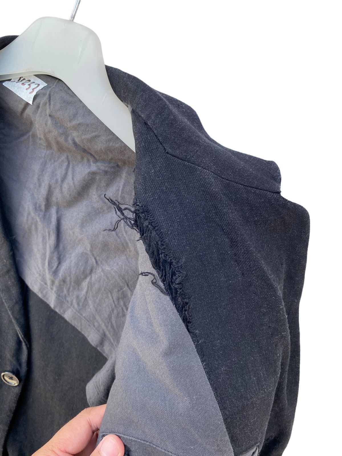 Yohji Yamamoto Vintage 1995 Y’s Yohji Yamamoto Deconstructed Blazer Jacket Size US M / EU 48-50 / 2 - 8 Thumbnail