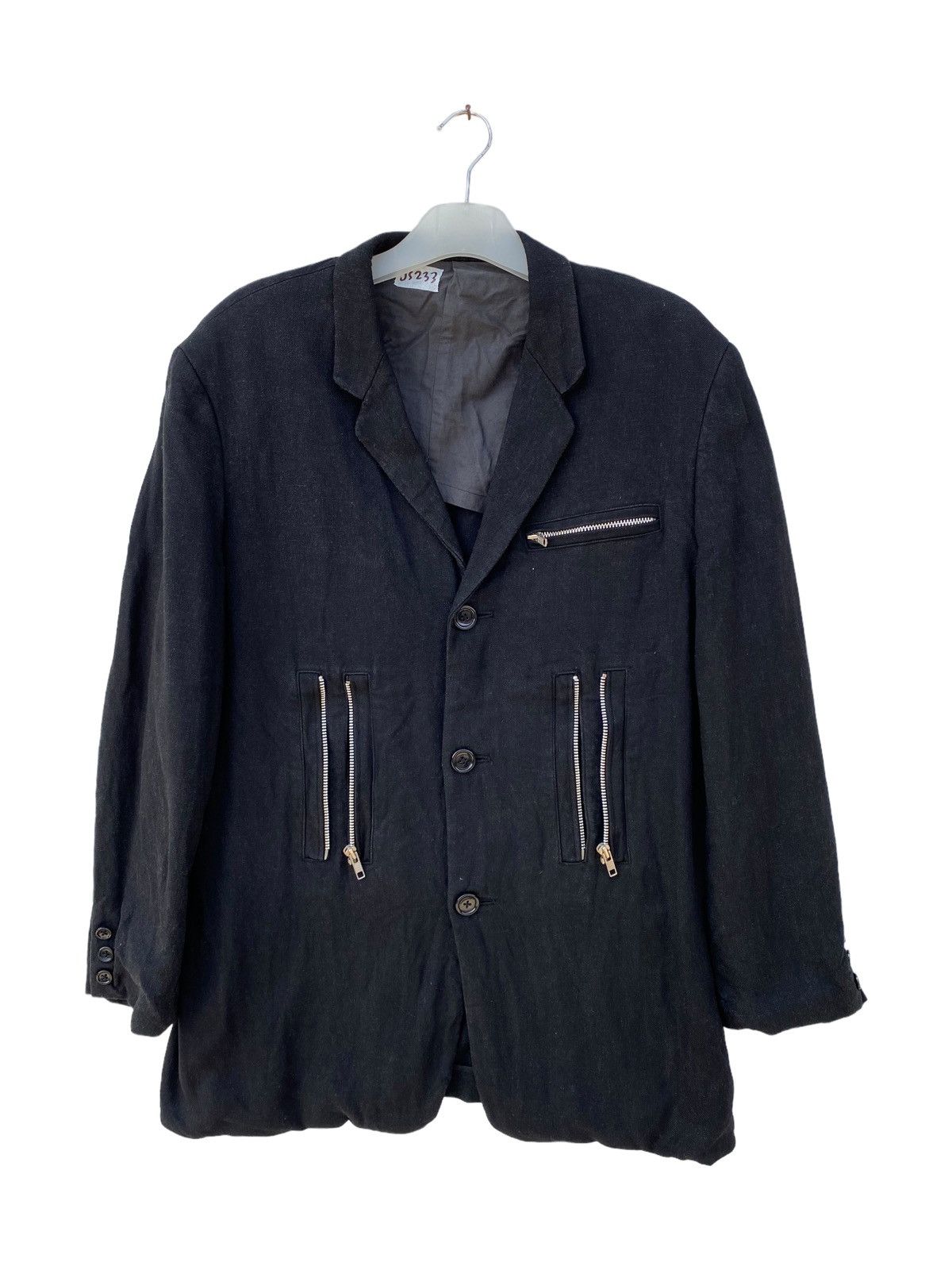 Yohji Yamamoto Vintage 1995 Y’s Yohji Yamamoto Deconstructed Blazer Jacket Size US M / EU 48-50 / 2 - 2 Thumbnail