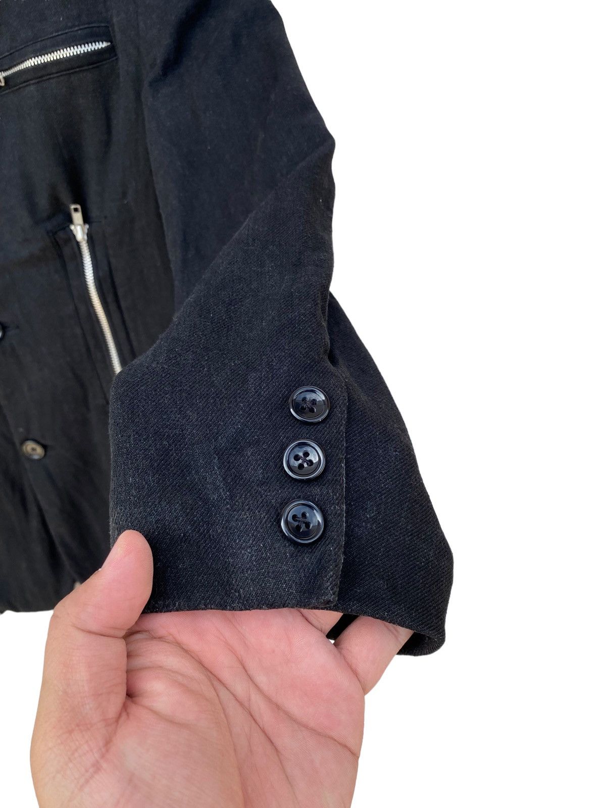 Yohji Yamamoto Vintage 1995 Y’s Yohji Yamamoto Deconstructed Blazer Jacket Size US M / EU 48-50 / 2 - 4 Thumbnail