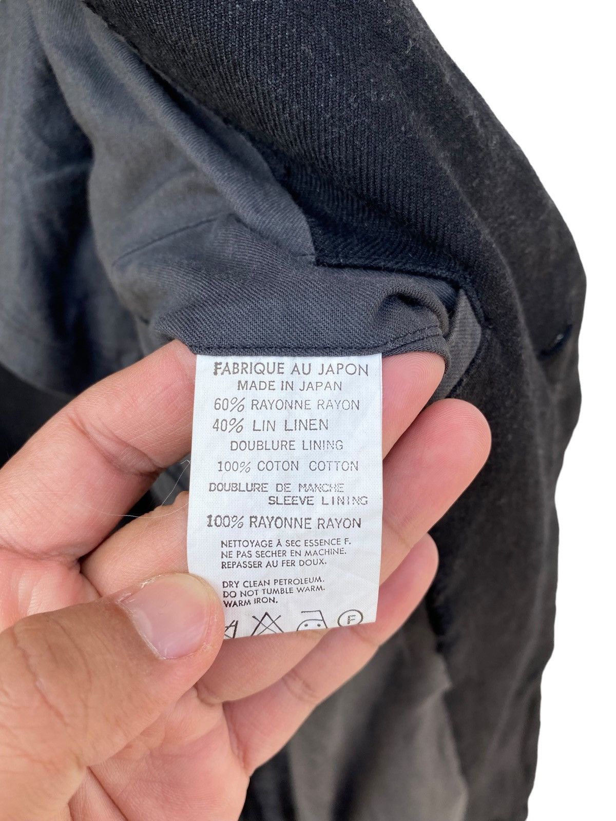 Yohji Yamamoto Vintage 1995 Y’s Yohji Yamamoto Deconstructed Blazer Jacket Size US M / EU 48-50 / 2 - 6 Thumbnail