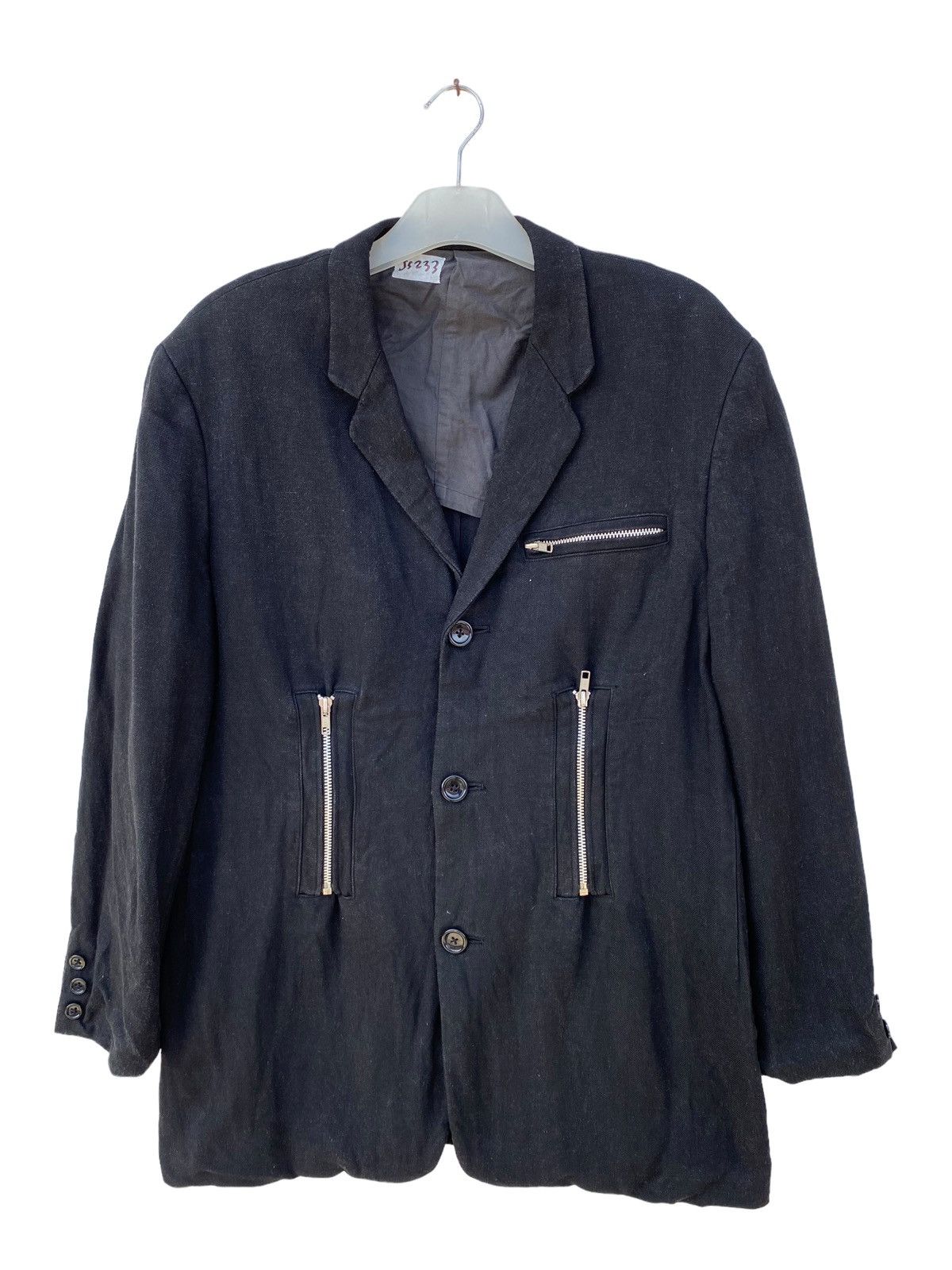 Yohji Yamamoto Vintage 1995 Y’s Yohji Yamamoto Deconstructed Blazer Jacket Size US M / EU 48-50 / 2 - 1 Thumbnail