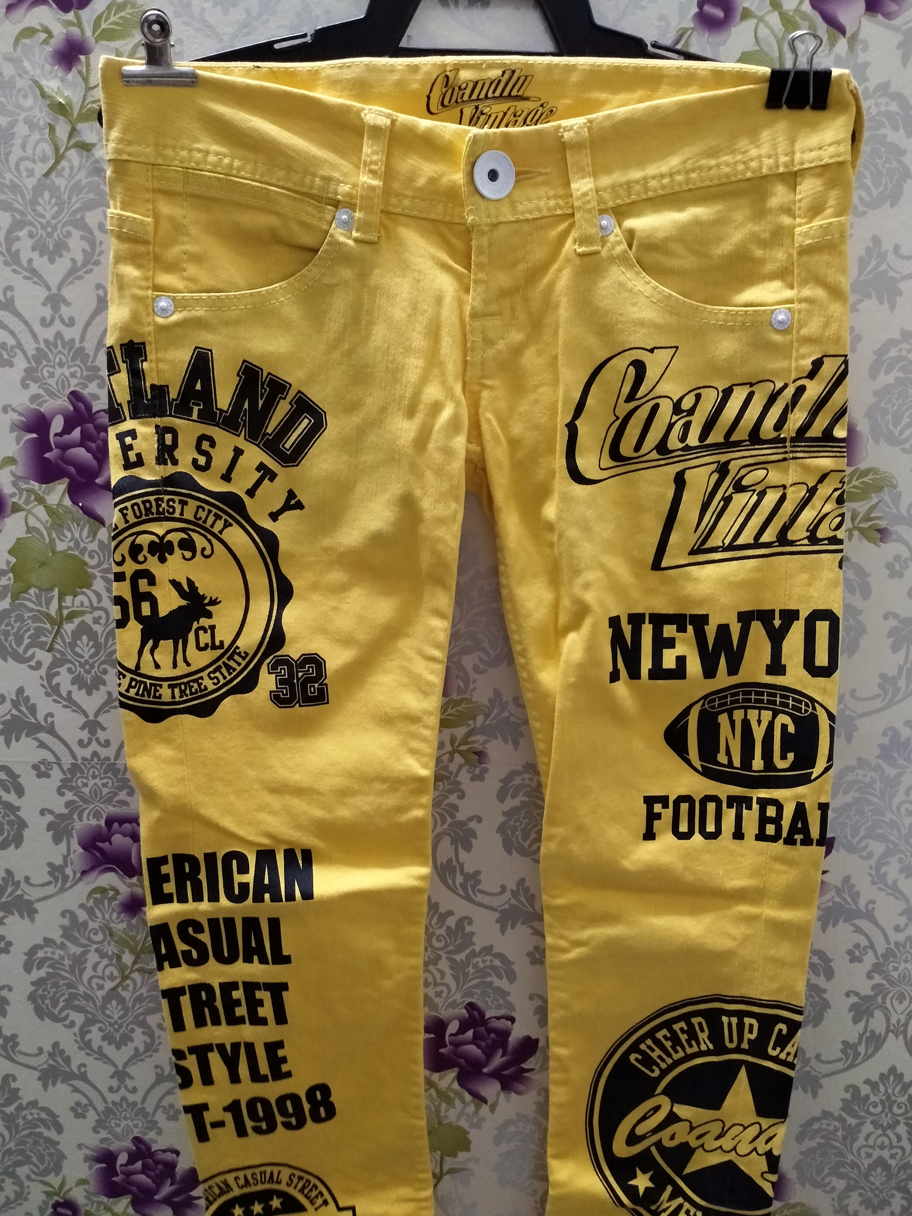 Hysteric Glamour × Japanese Brand CO&LU FIT JEANS MULTI LOGO Size US 32 / EU 48 - 2 Thumbnail