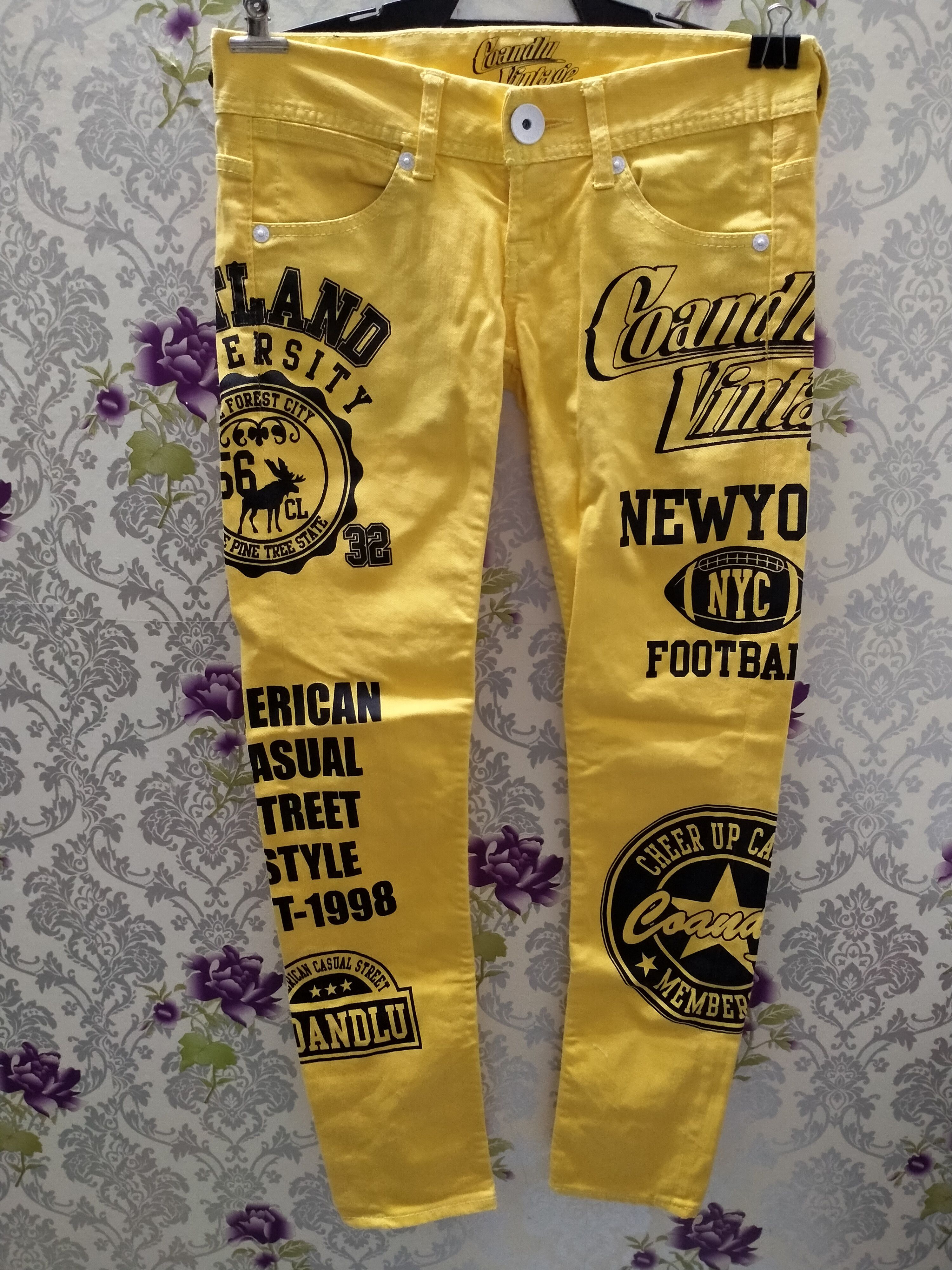 Hysteric Glamour × Japanese Brand CO&LU FIT JEANS MULTI LOGO Size US 32 / EU 48 - 1 Thumbnail