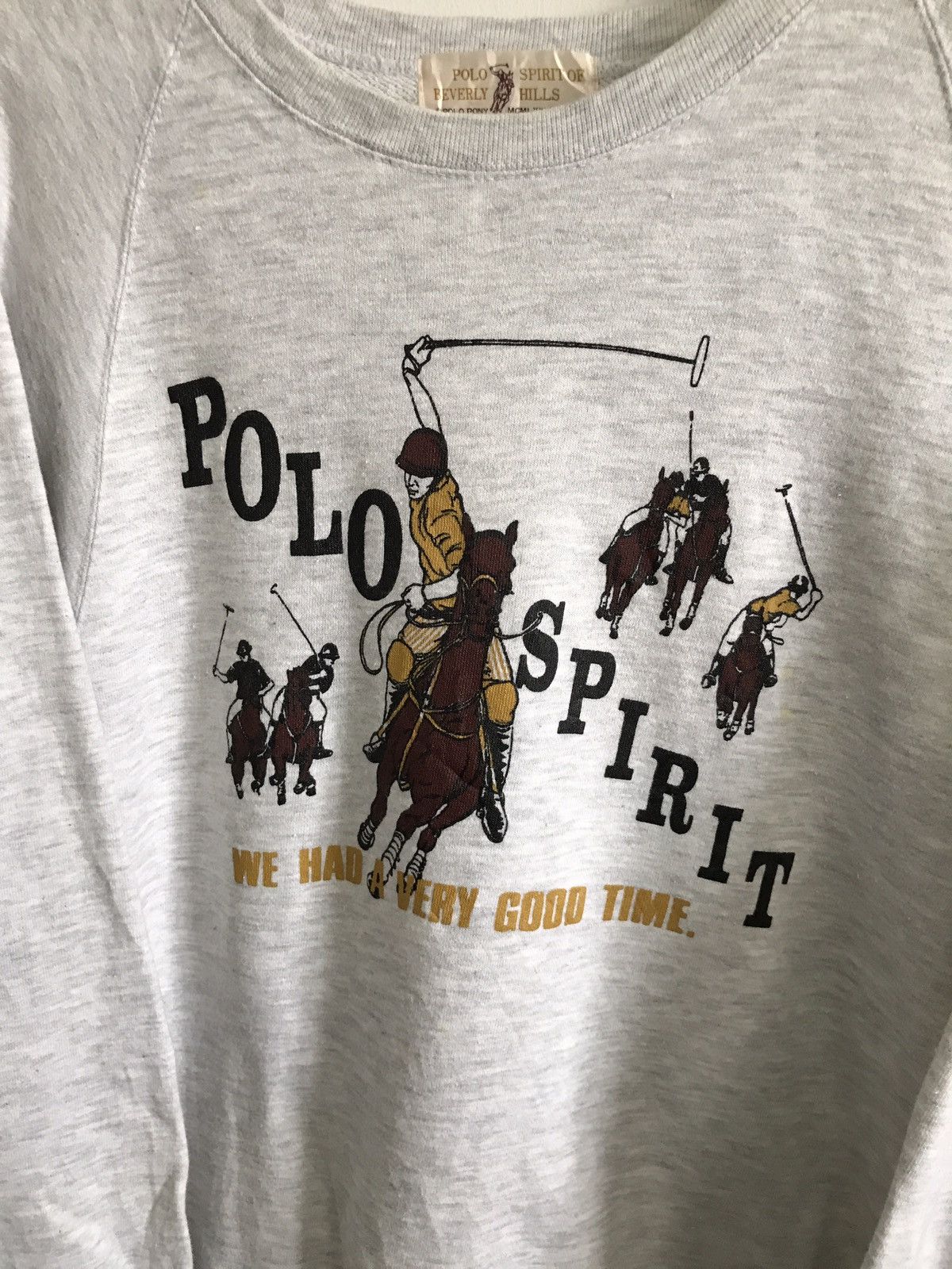Beverly Hills Polo Club × Vintage Vintage Beverly Hills Polo Club Front Big Logo Sweatshirt Size US L / EU 52-54 / 3 - 3 Thumbnail