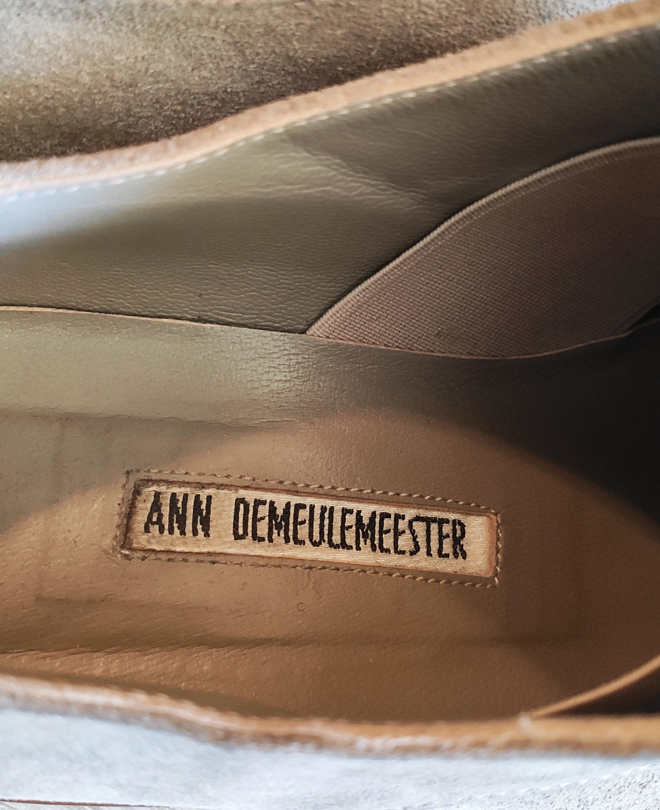 Ann Demeulemeester SUPER RARE! Laceless derbies.Like Guidi boots. Size US 7.5 / IT 37.5 - 5 Thumbnail