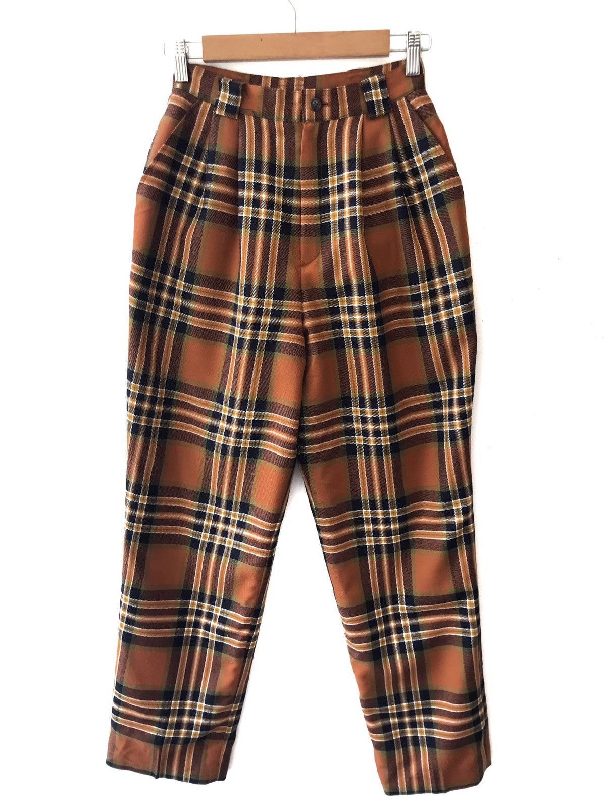Designer × Japanese Brand × Vintage Vintage JUELAMY Wool Baggy High Waist Pants Size US 26 / EU 42 - 1 Thumbnail