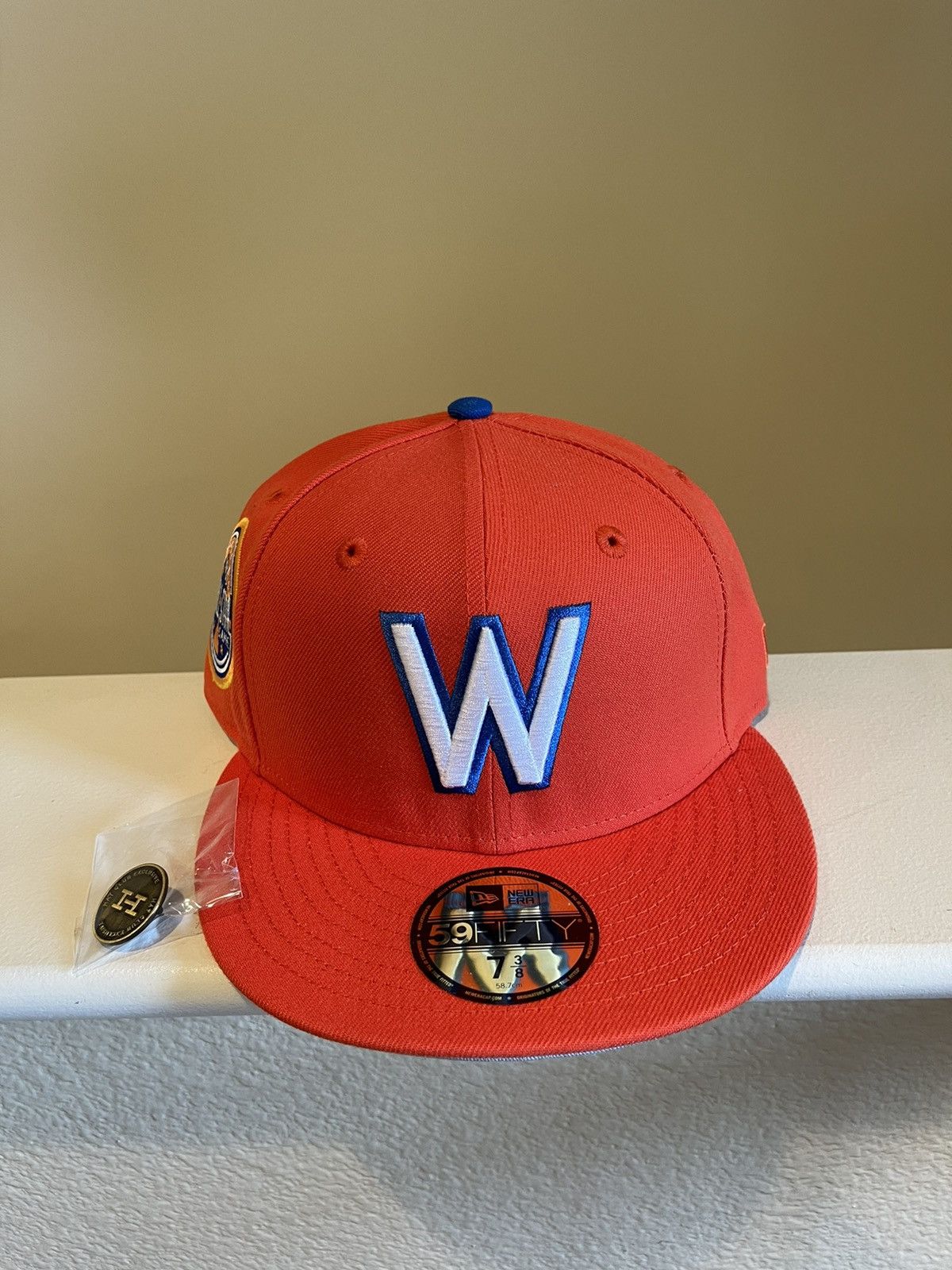 Hat Club × New Era Washington Senators 1937 All Star Game Hat in Orange - 7 3/8 Size ONE SIZE - 1 Thumbnail