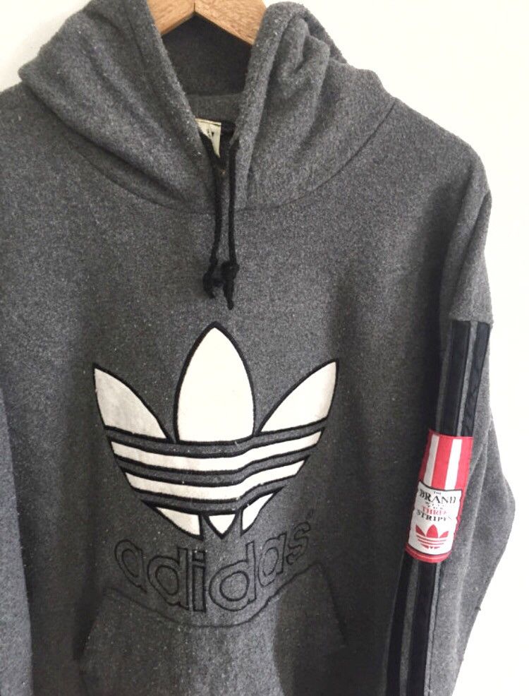 Adidas × RUN DMC Vintage Adidas Run DMC Fleece Pullover Jacket Hoodie Size US M / EU 48-50 / 2 - 2 Thumbnail